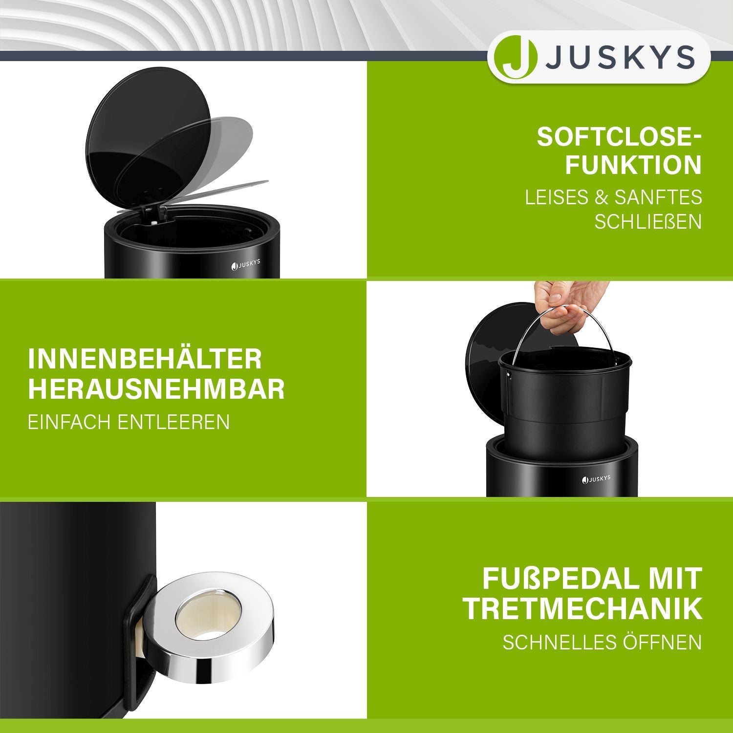 juskys-kosmetikeimer-mit-deckel-3-66-l-treteimer-edelstahl image 5