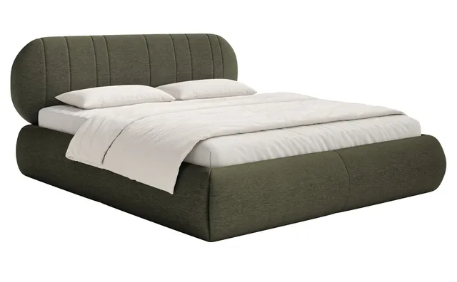 selsey-asmelio-gepolstertes-bett-160x200-cm-khaki-geflecht image 1
