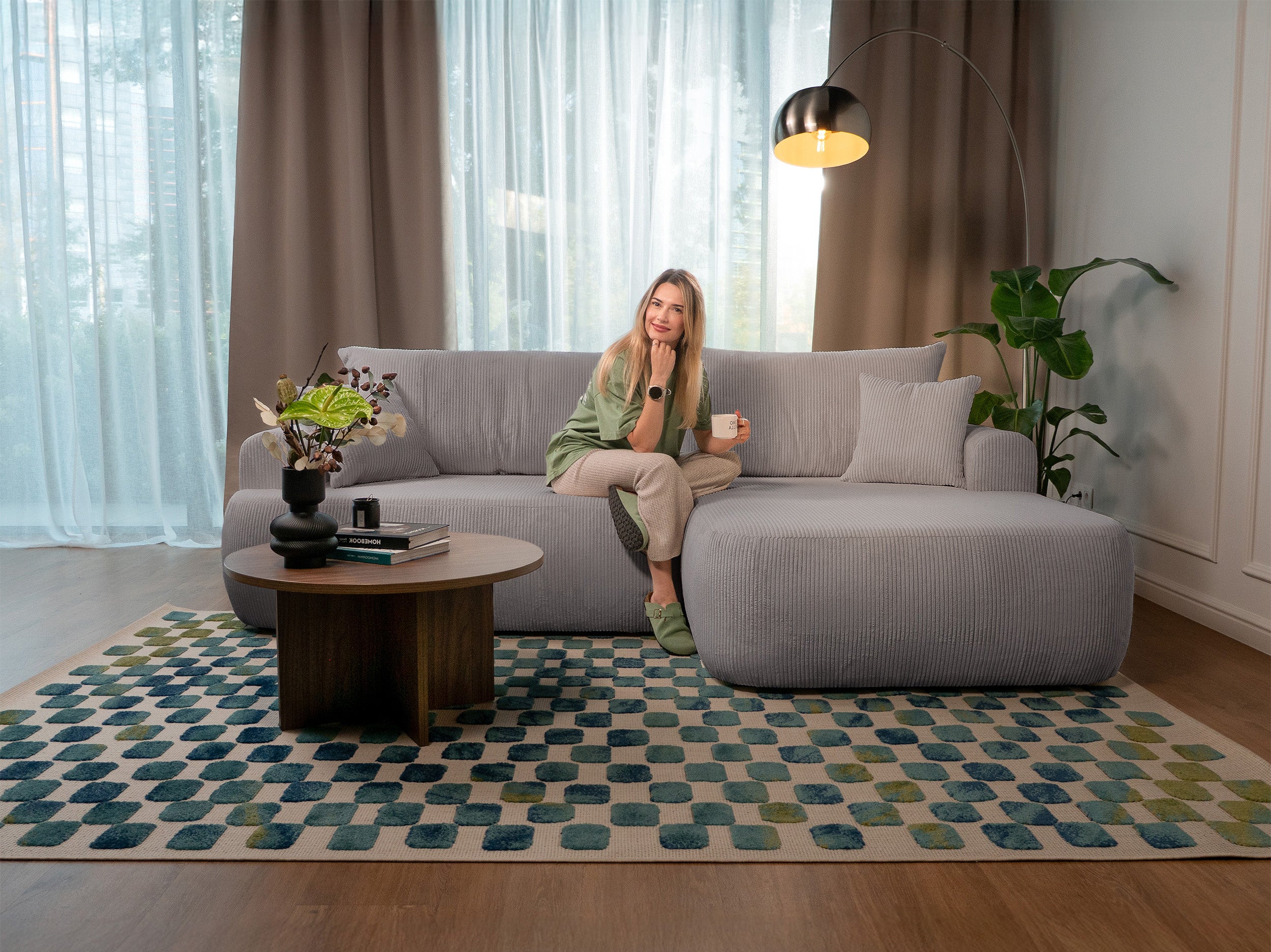 selsey-ovo-cord-ecksofa-mit-schlaffunktion-l-form-rechts-hellgrau-cord image 2