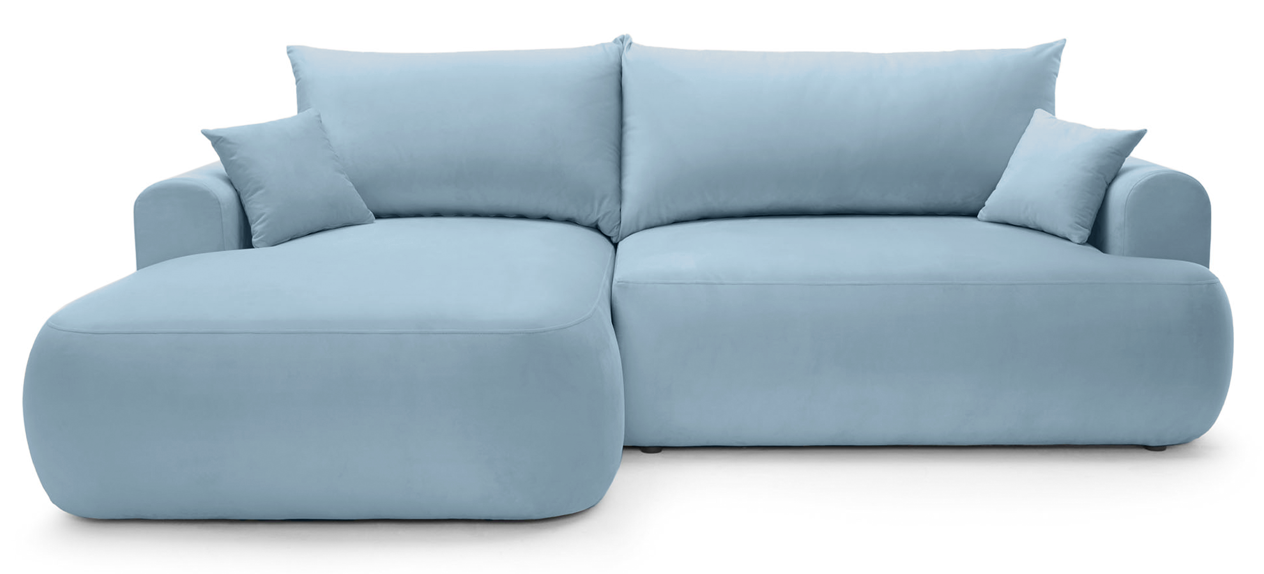 selsey-ovo-ecksofa-mit-schlaffunktion-l-form-links-mit-stauraum-hellblauer-samt image 1