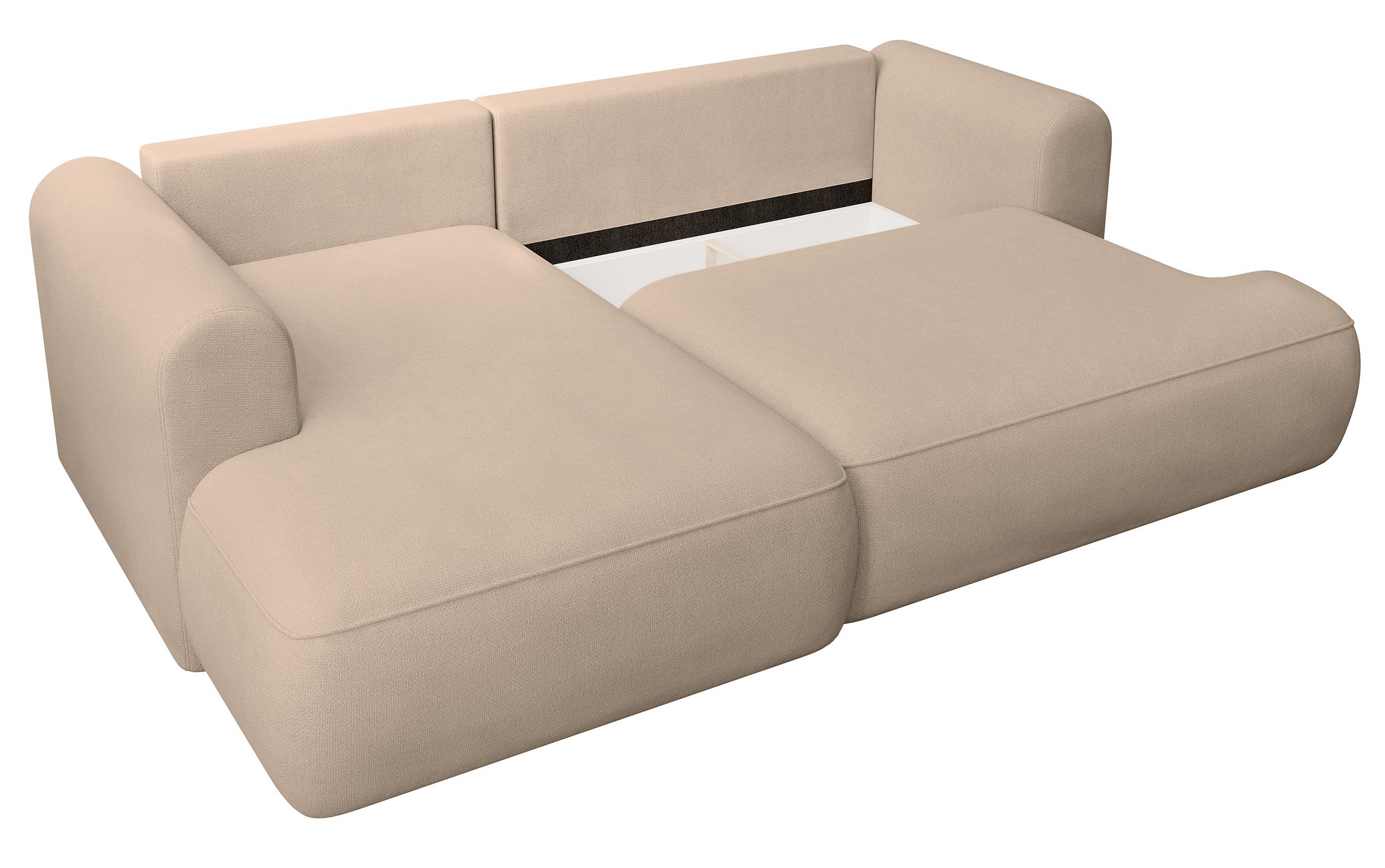 selsey-ovo-mini-ecksofa-links-mit-schlaffunktion-und-stauraum-beige-chenille image 3