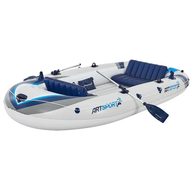 juskys-schlauchboot-paddelboot-3-22-m-mit-zwei-sitzb-nken-4-personen-360-kg image 1