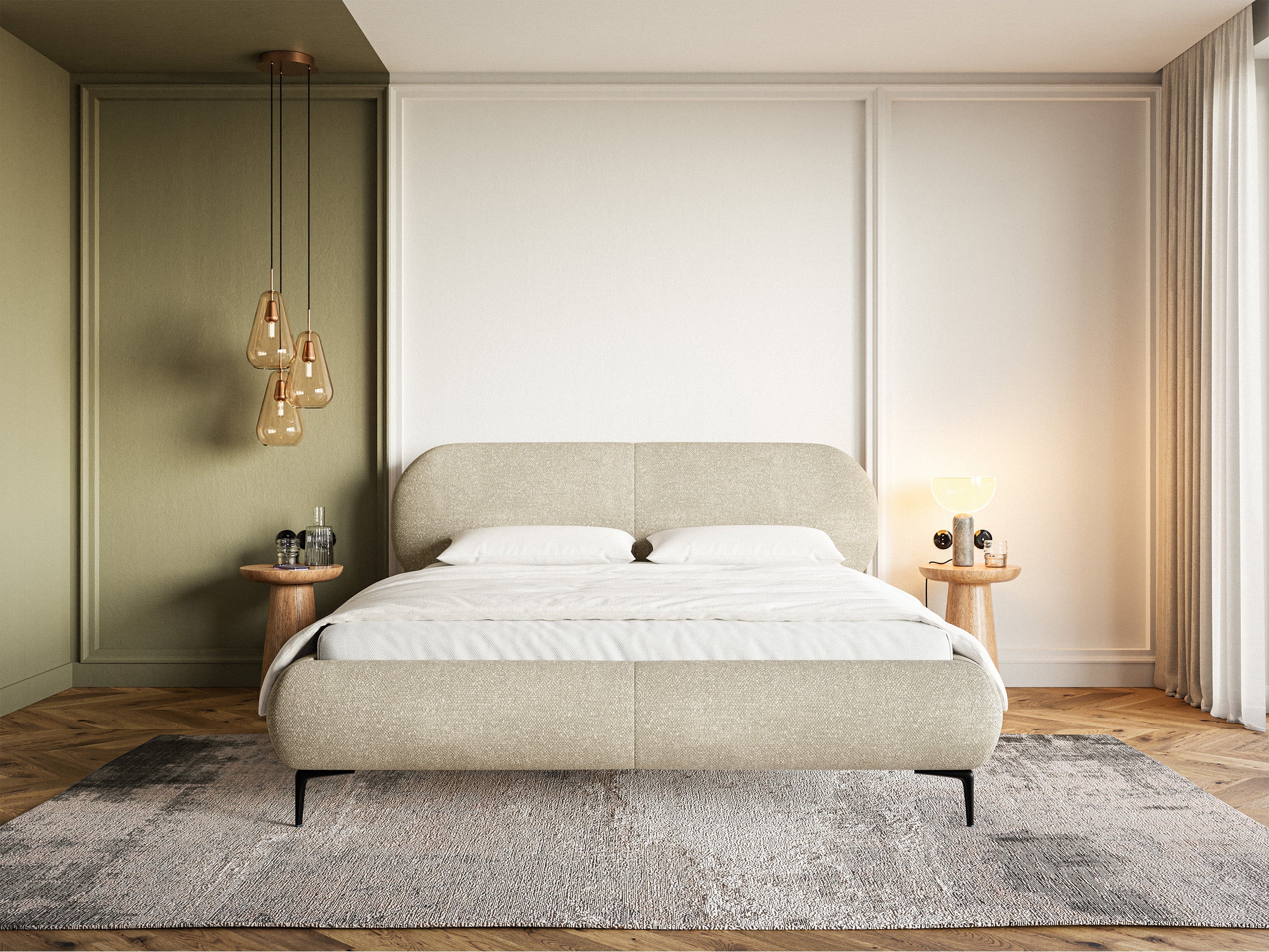 selsey-ovalle-polsterbett-140x200-cm-mit-stauraum-beige-hydrophobe-chenille-schw image 2