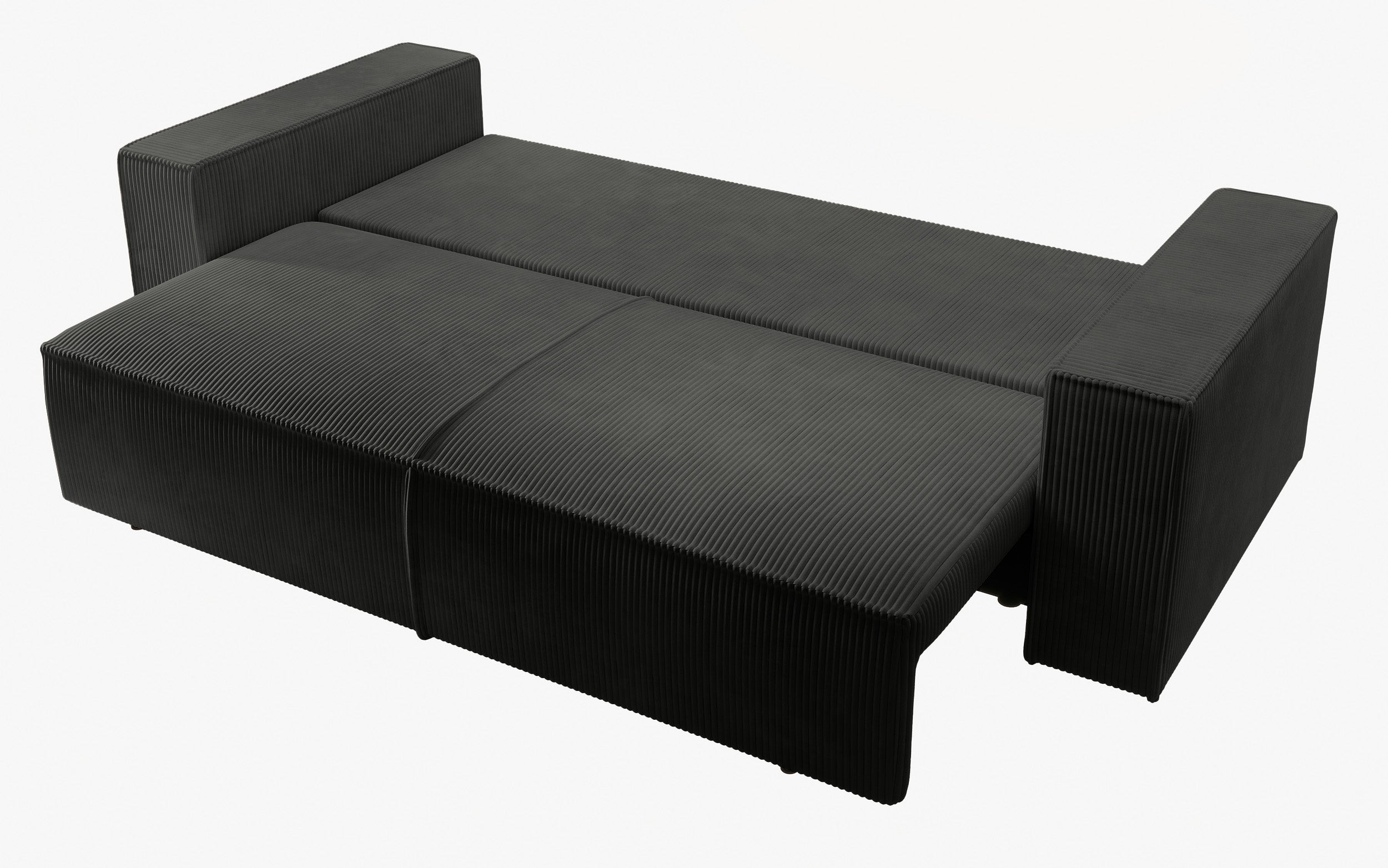 selsey-farese-3-sitzer-schlafsofa-mit-stauraum-dunkelgrauer-cord image 5