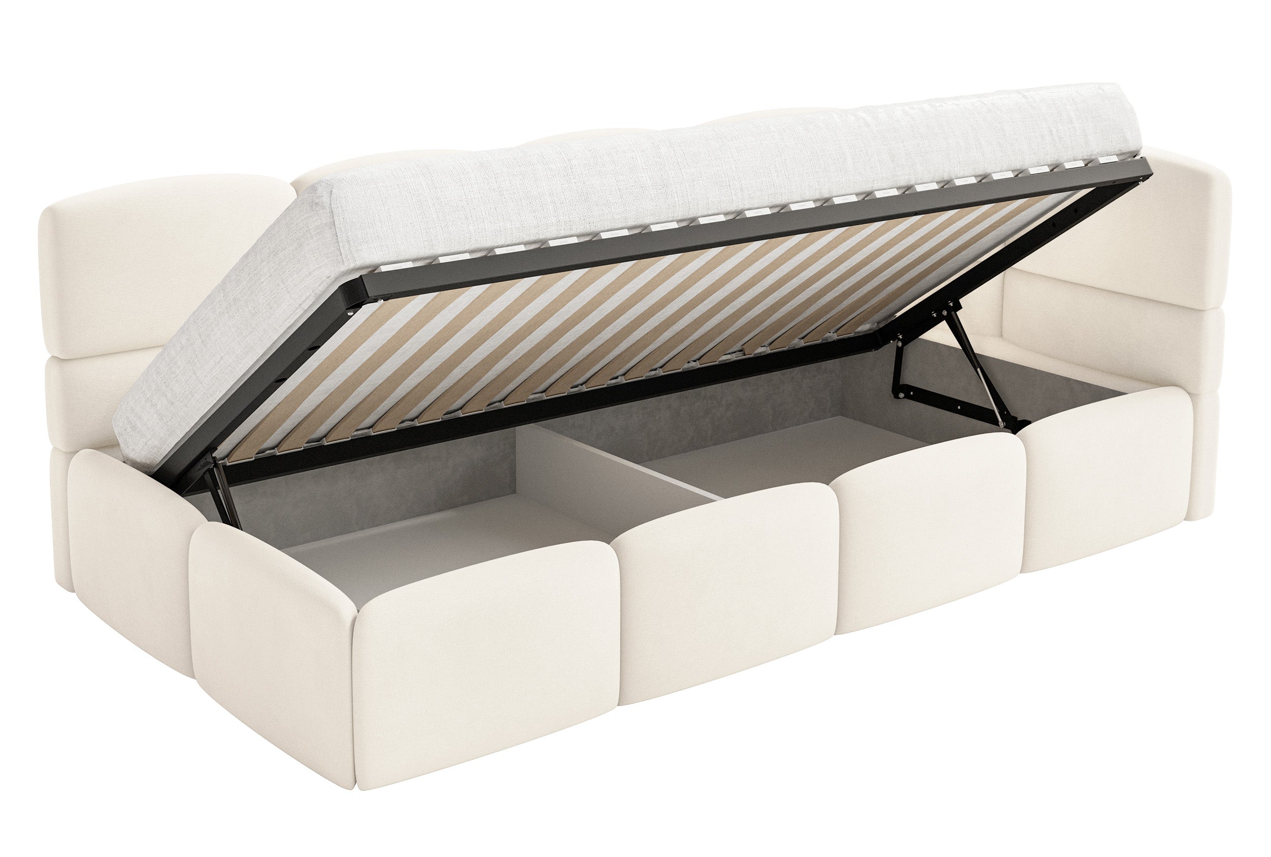 selsey-cloudy-jugendbett-90x200-cm-rechts-creme-velours-mit-matratze image 5