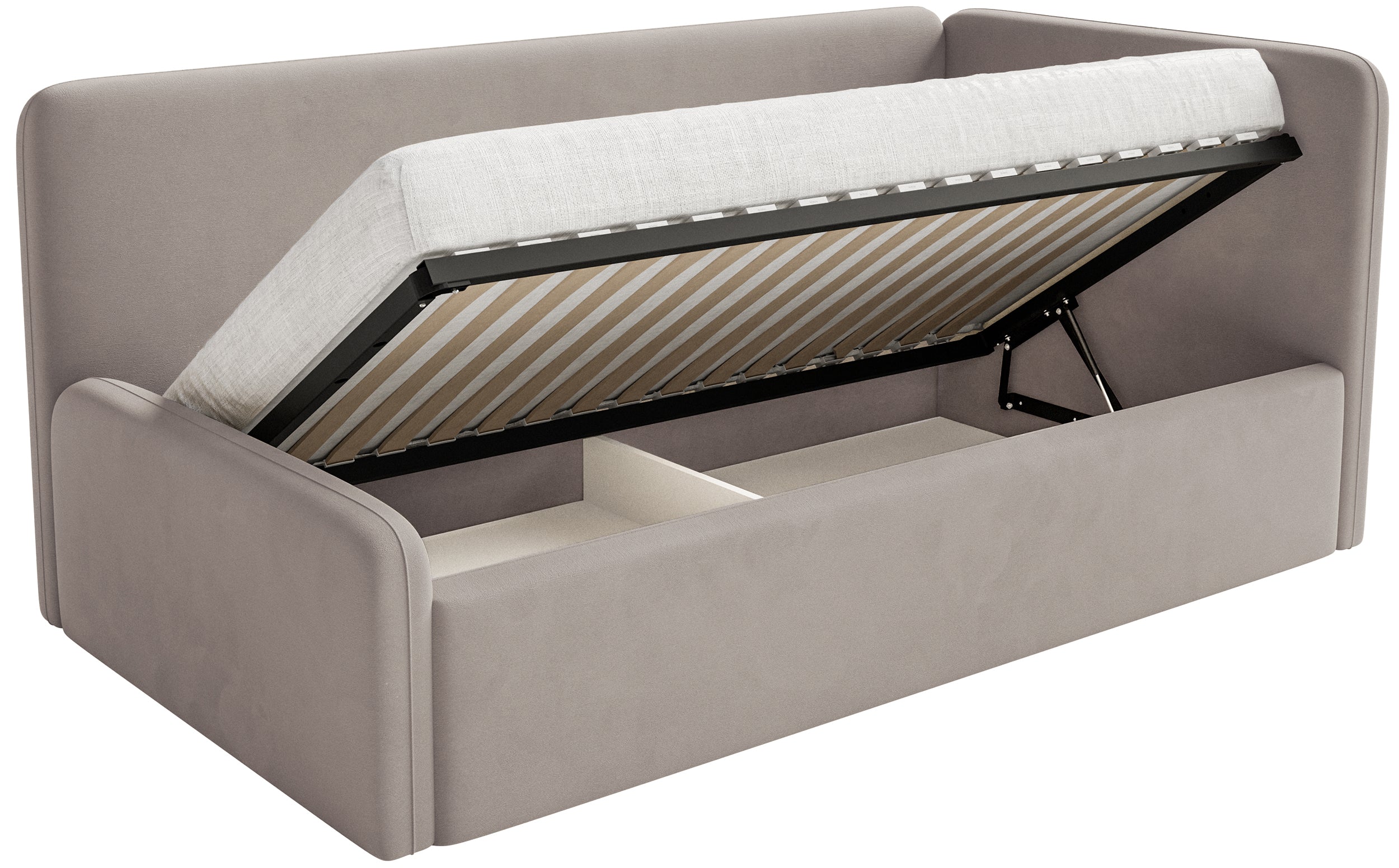selsey-fanklo-jugendbett-90x200-cm-rechtsseitig-mit-matratze-und-stauraum-grau-b image 3