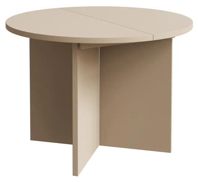 selsey-ovo-ausziehbarer-esstisch-rund-110-190x110-cm-cappuccino image 1