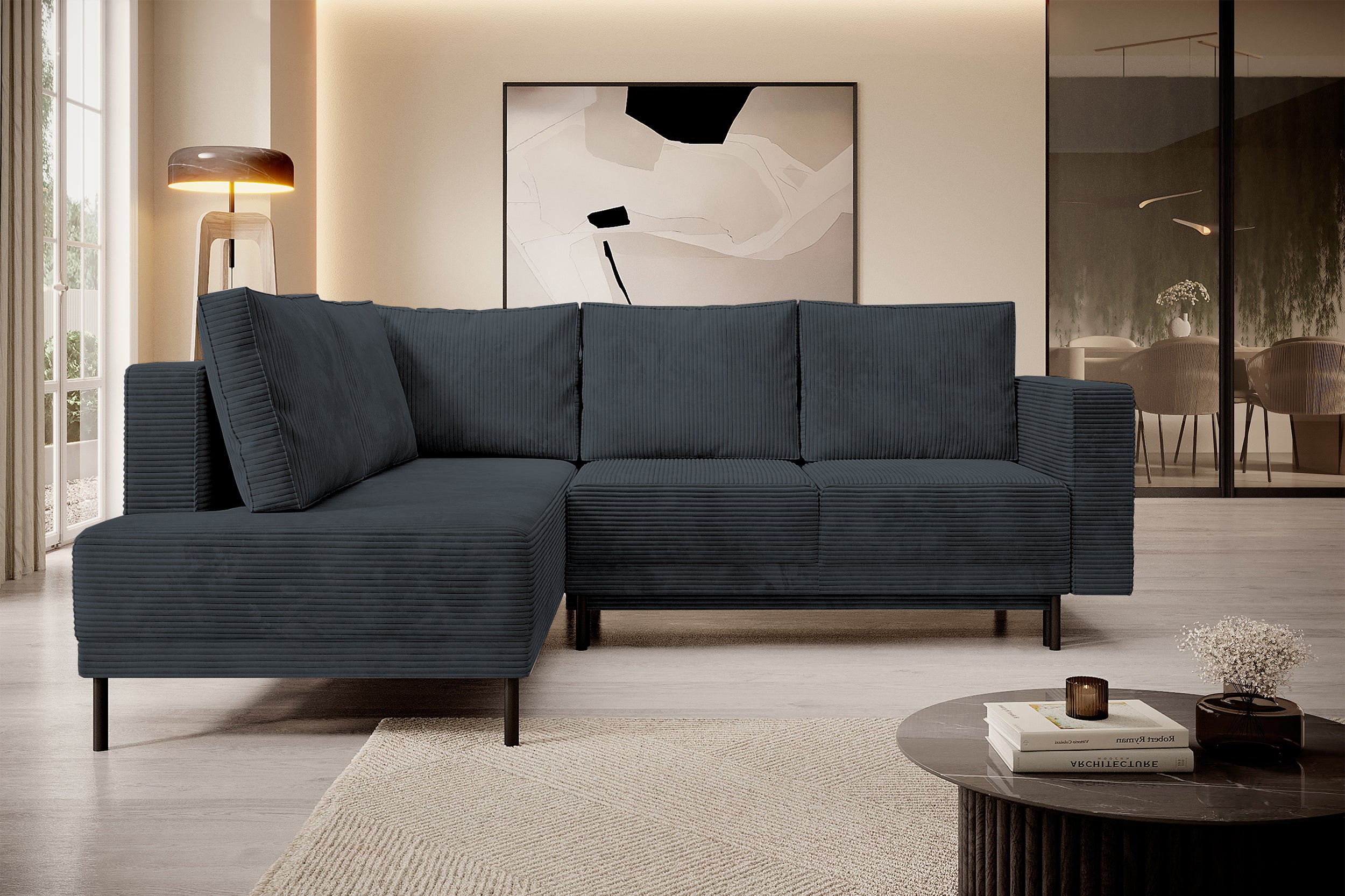 selsey-rodario-ecksofa-mit-schlaffunktion-und-bettkasten-dunkelgrau-cord-links image 3