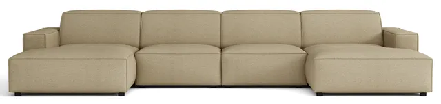 selsey-sellmo-ecksofa-modular-u-f-rmig-universell-dunkelbeige-hydrophobes-chenil image 1
