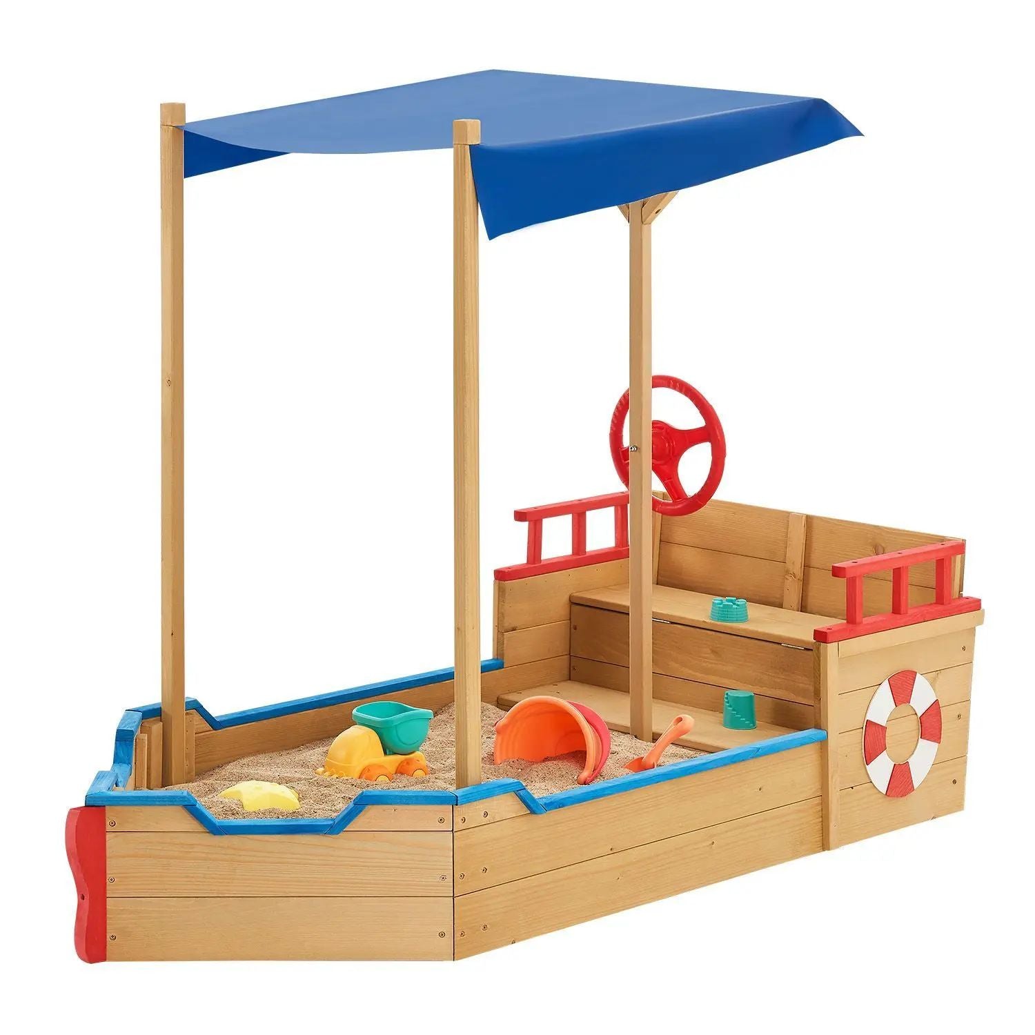 juskys-sandkasten-k-pt-n-pit-piratenschiff-boot-aus-holz image 1