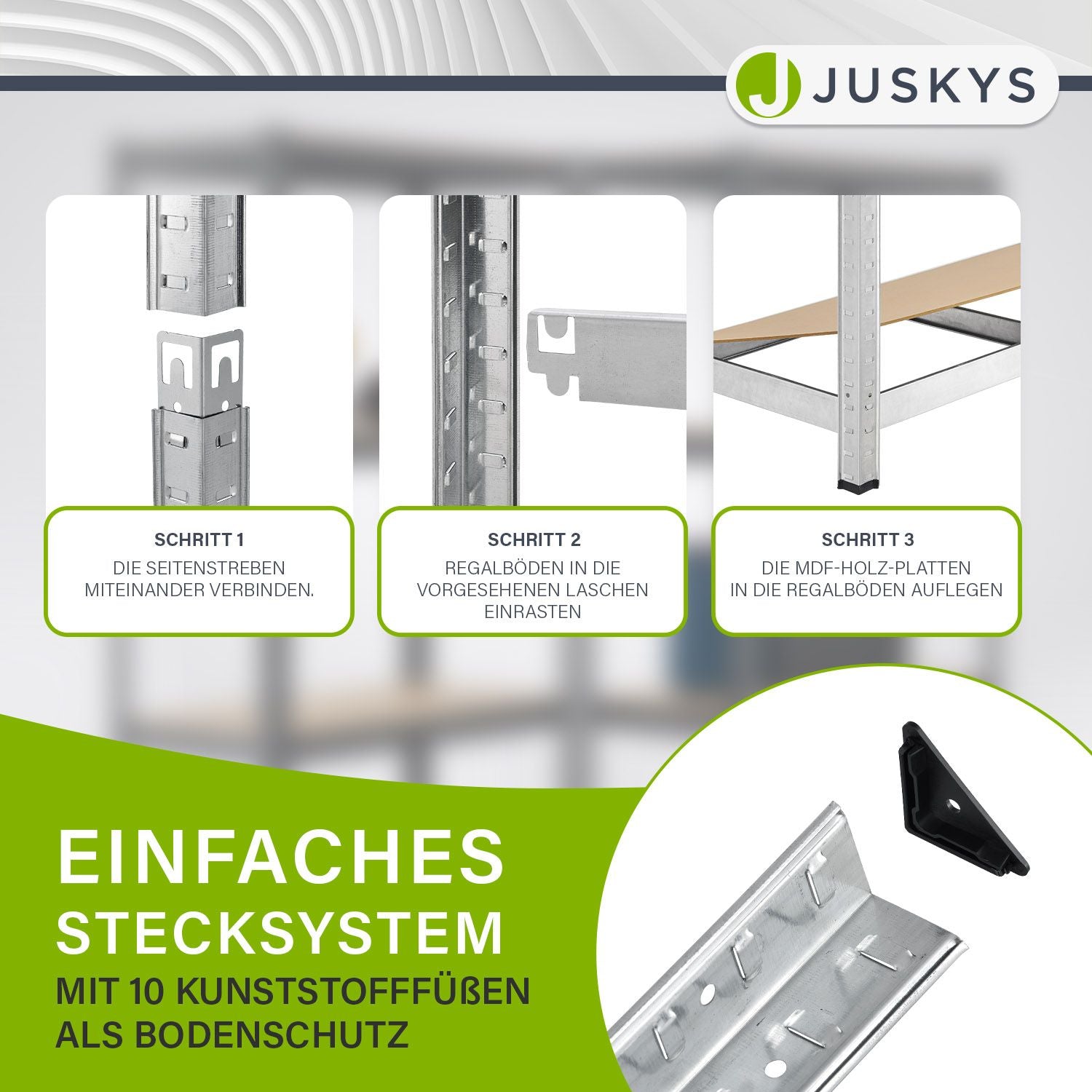 juskys-eckregal-corner-basic-180-x-70-x-40-cm-silber image 6