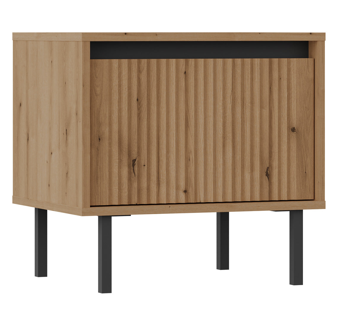 selsey-osaka-nachttisch-52-cm-eiche-evoke-mit-schublade-und-geriffelter-front image 1