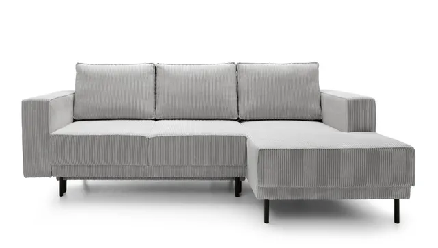 selsey-rodario-mini-ecksofa-mit-schlaffunktion-l-form-rechts-hellgrau-cord-mit-s image 1