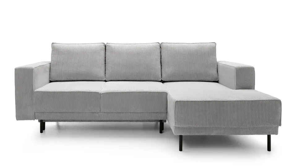 selsey-rodario-mini-ecksofa-mit-schlaffunktion-l-form-rechts-hellgrau-cord-mit-s image 1