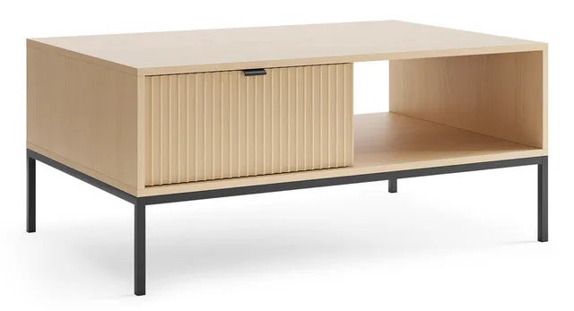 selsey-vellore-couchtisch-104x68-cm-vicenza-eiche-2-schubladen-gerillte-front image 1