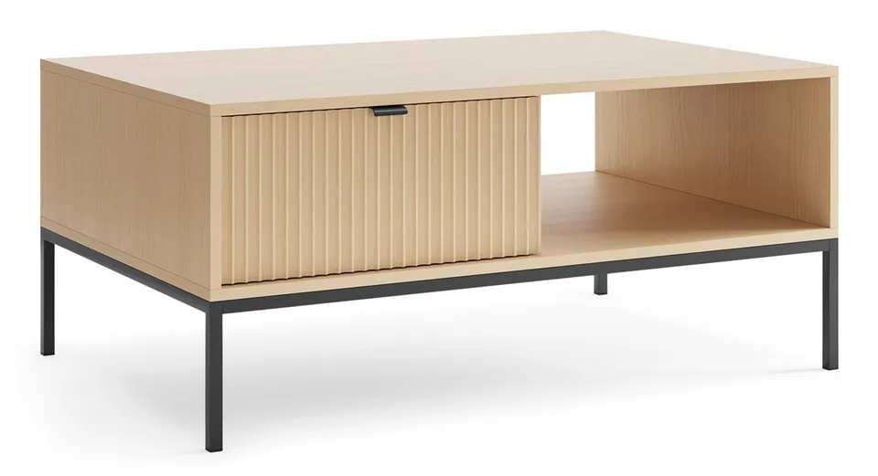 selsey-vellore-couchtisch-104x68-cm-vicenza-eiche-2-schubladen-gerillte-front image 1