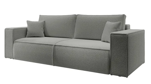 selsey-farese-dreisitziges-schlafsofa-ausklappbar-mit-stauraum-boucl-grau image 1