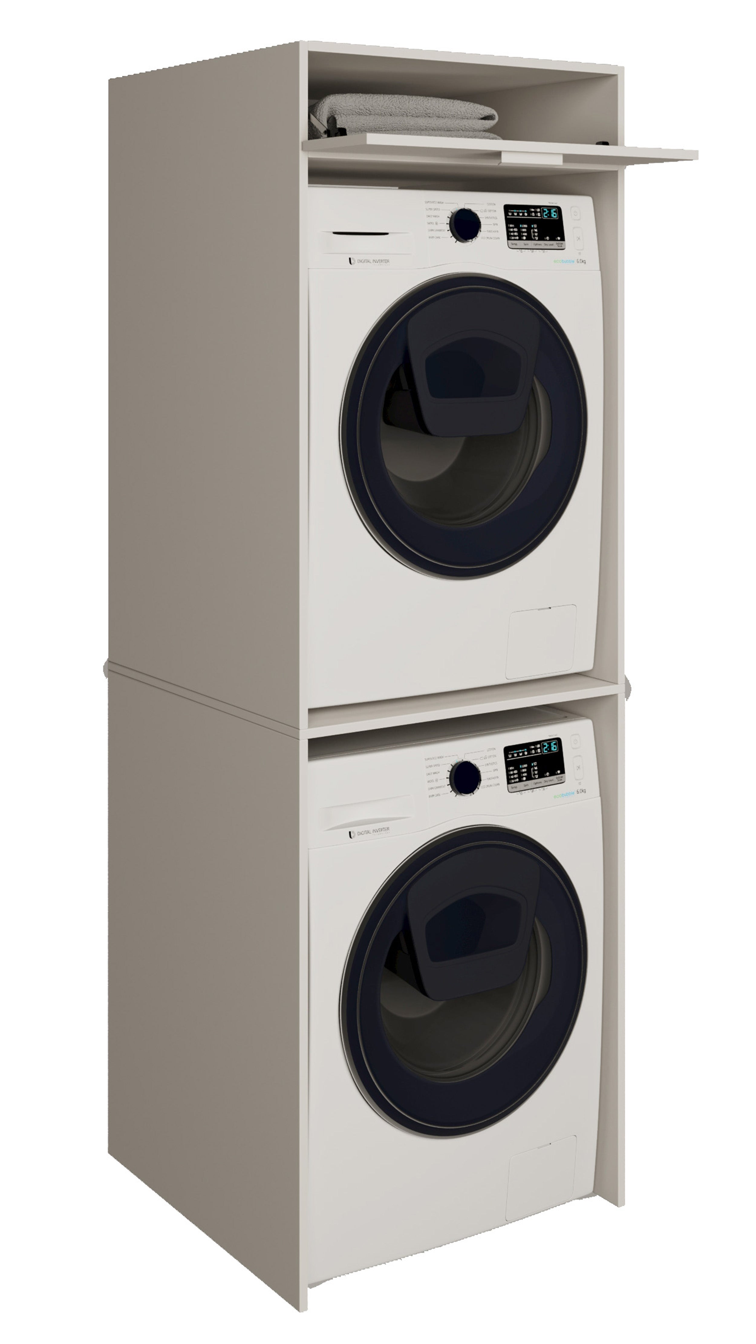 selsey-holv-zweikammer-h-ngeschrank-ber-waschmaschine-68-cm-kaschmir image 2