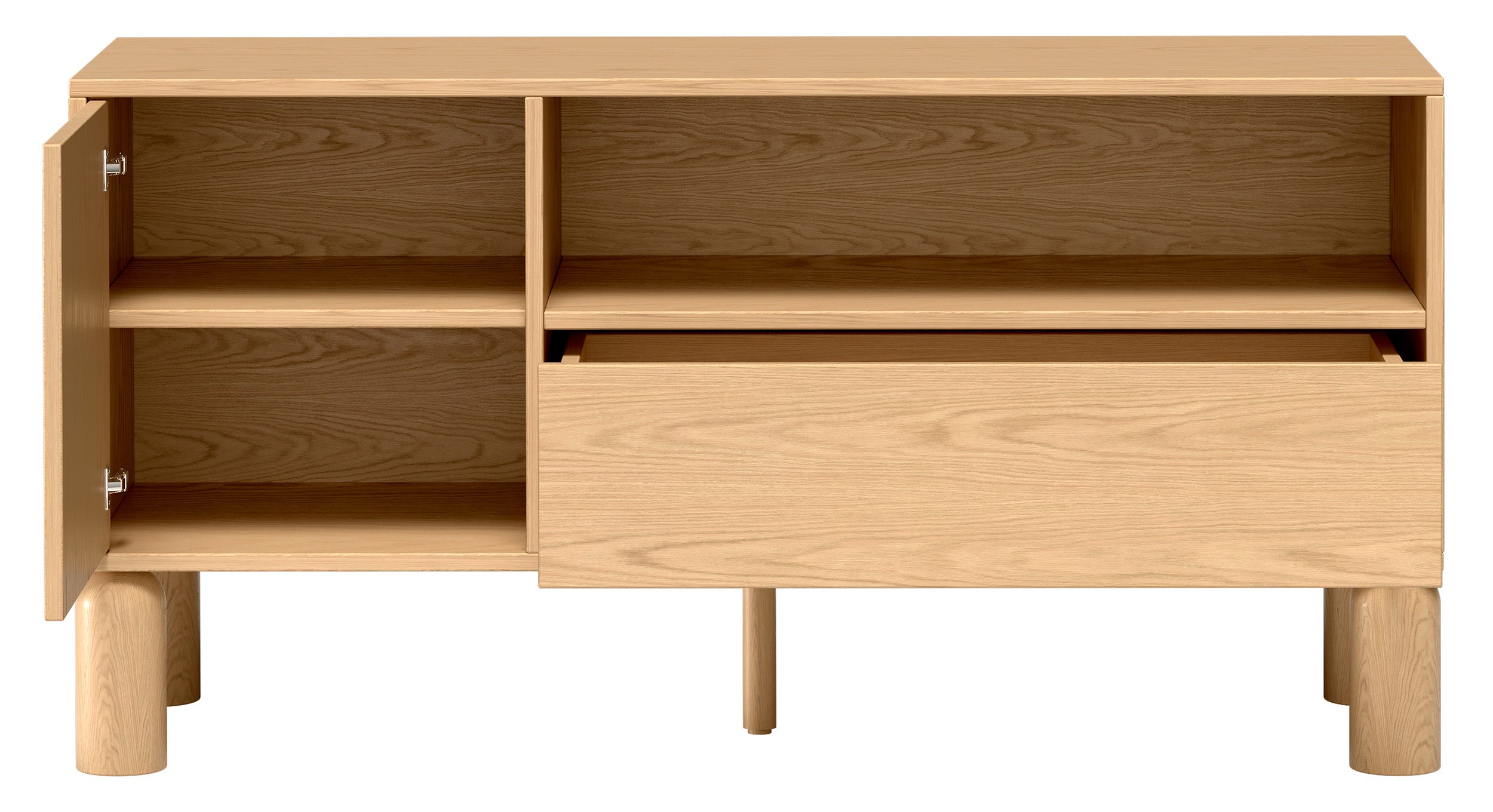 selsey-sanden-tv-schrank-120-cm-eiche-bookmatch-mit-schublade-und-nische image 3