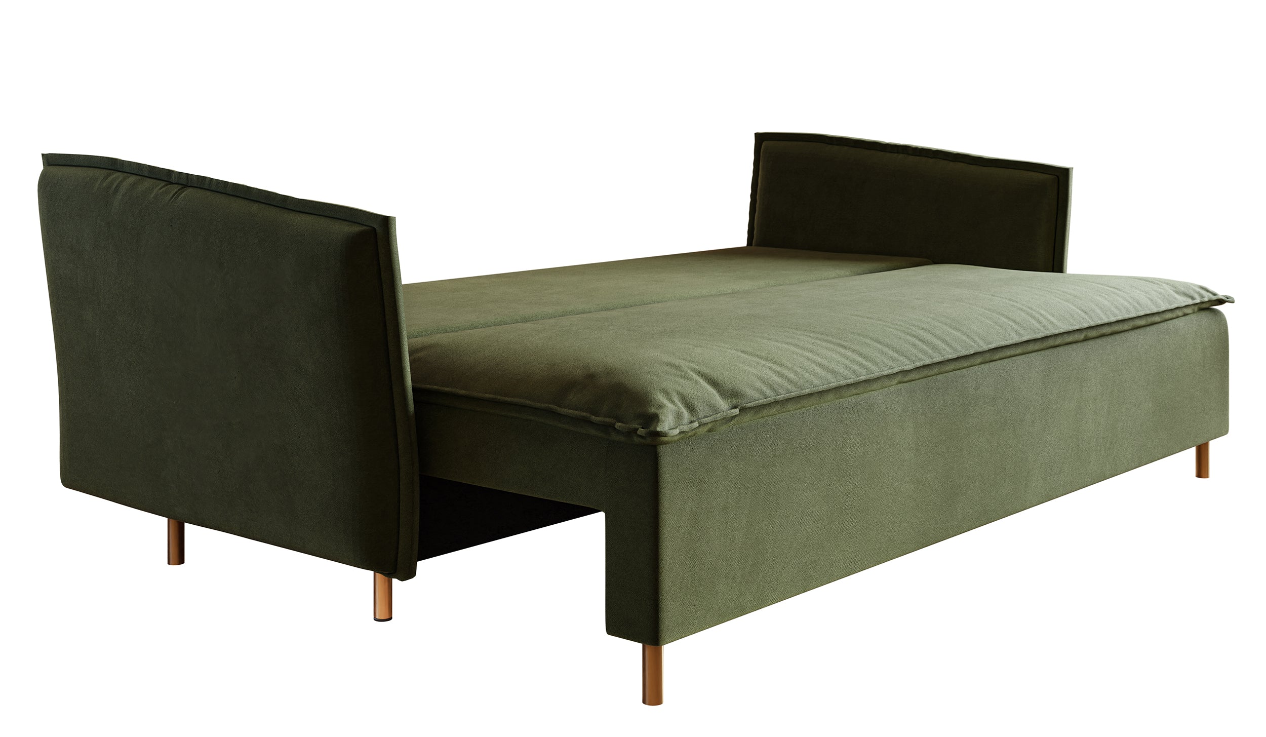 selsey-ummo-3-sitzer-sofa-ausklappbar-olivgr-n-hydrophober-samt-mit-stauraum-gol image 5
