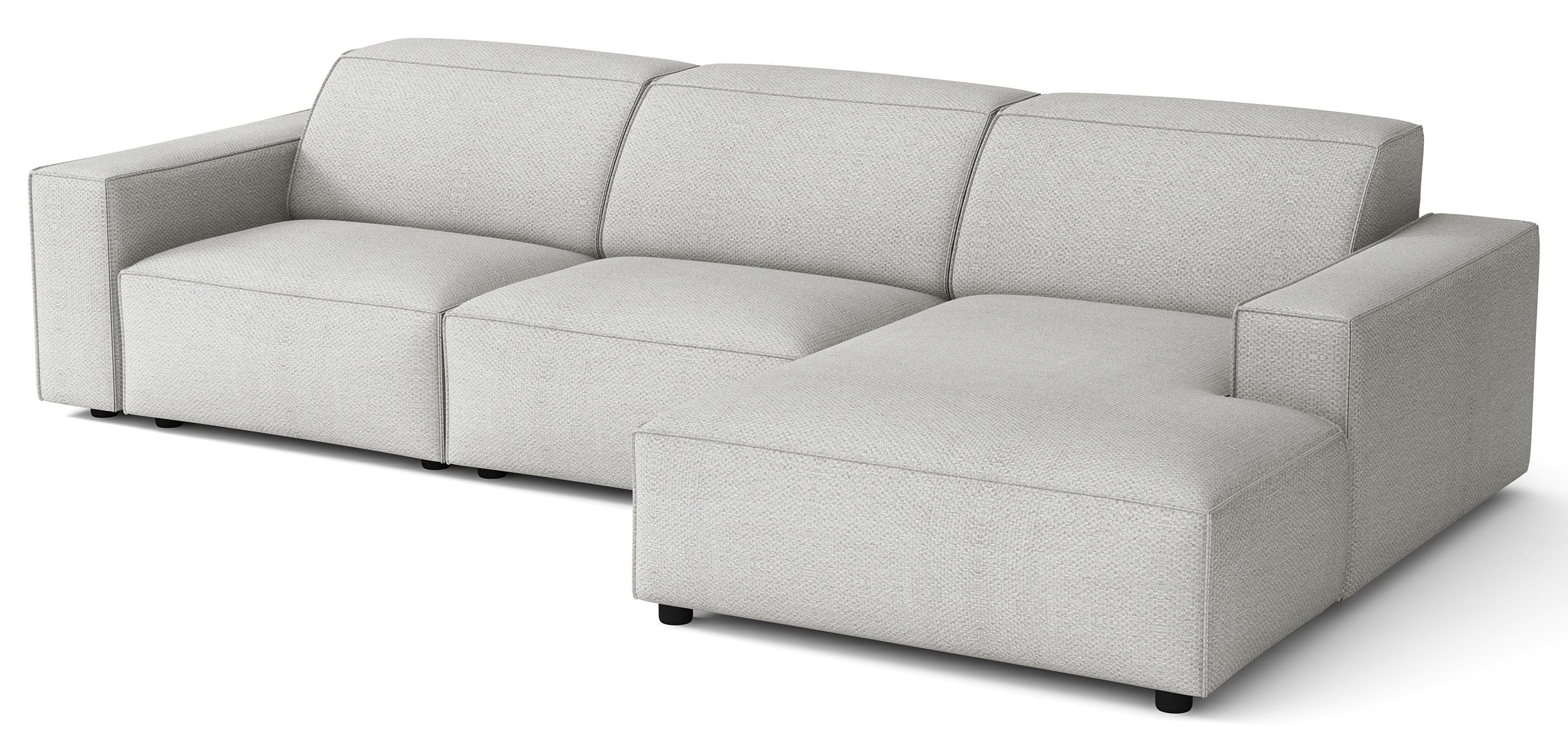 selsey-sellmo-modulares-ecksofa-l-form-rechts-hellgrauer-hydrophober-chenille image 3