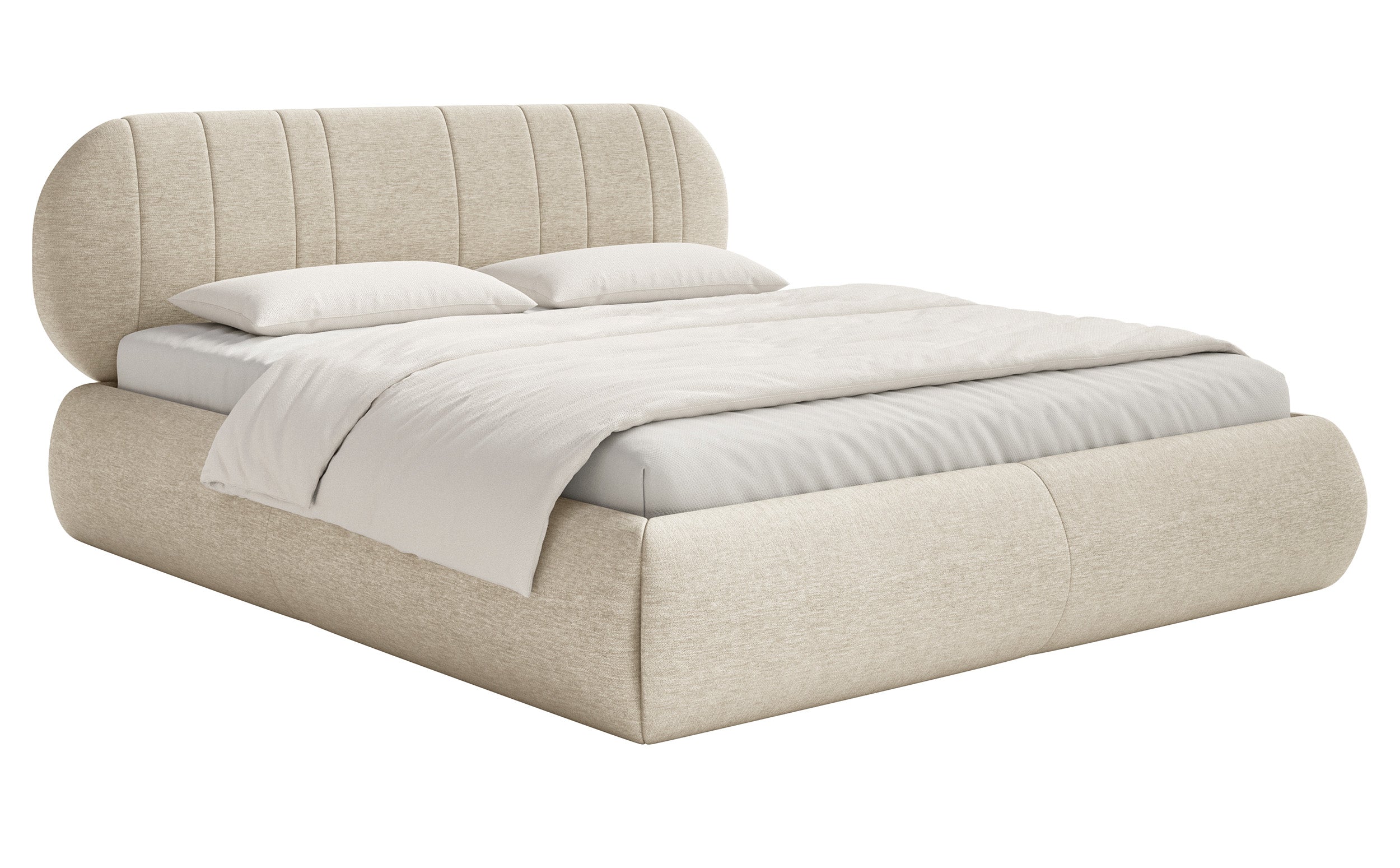 selsey-asmelio-gepolstertes-bett-160x200-cm-beige-geflecht image 1