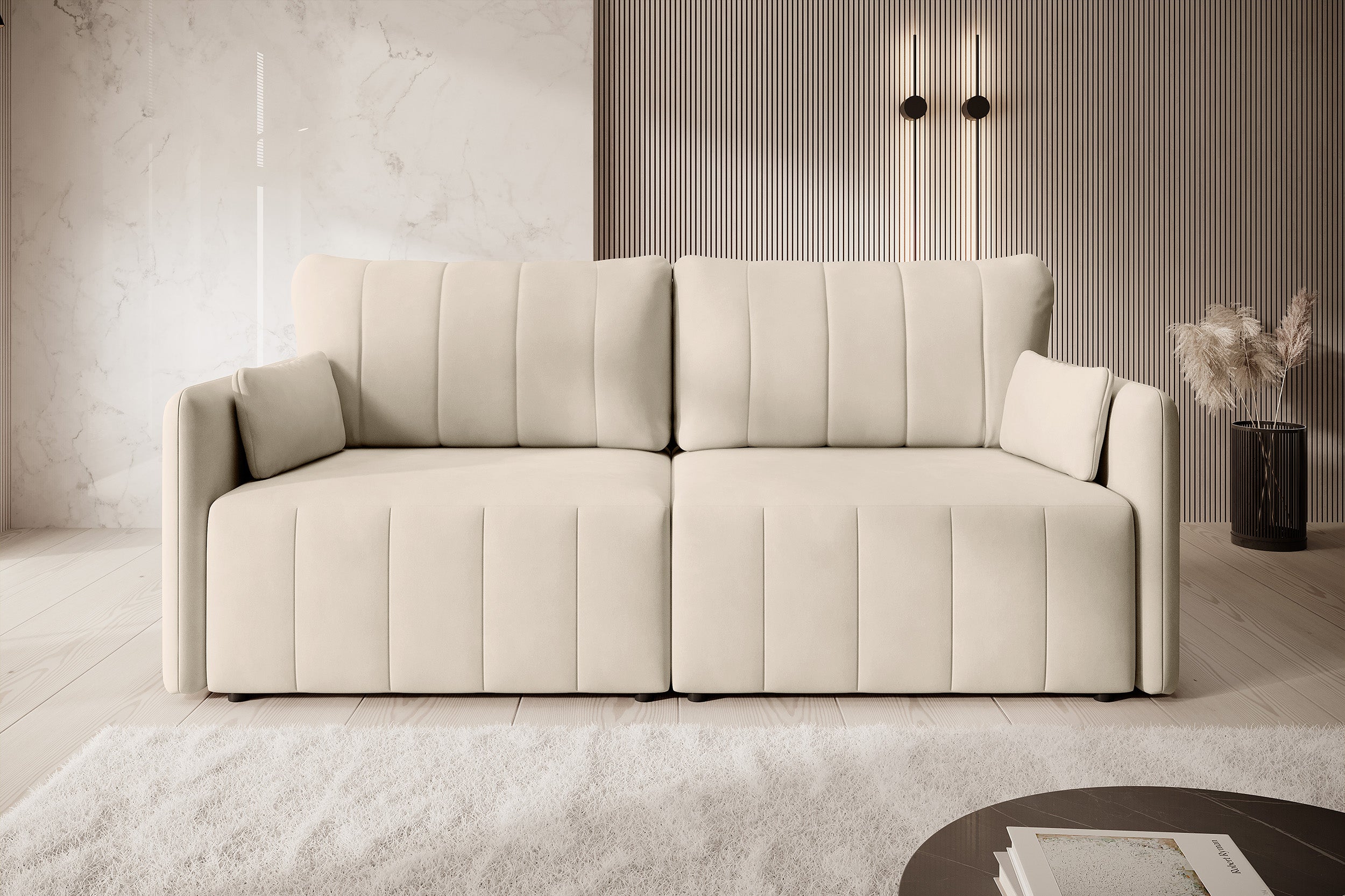 selsey-pierra-ausziehbare-eckcouch-mit-stauraum-creme-samtvelours image 7