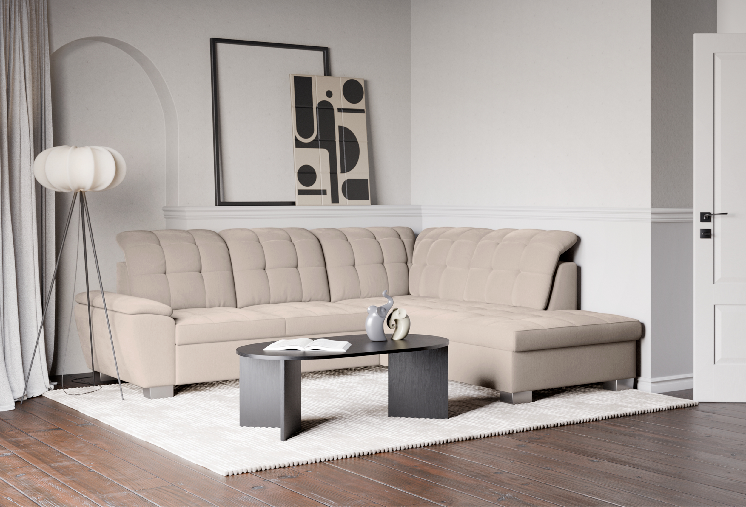 selsey-jamaal-ecksofa-mit-schlaffunktion-rechts-l-form-beige-flechtmuster-mit-st image 3