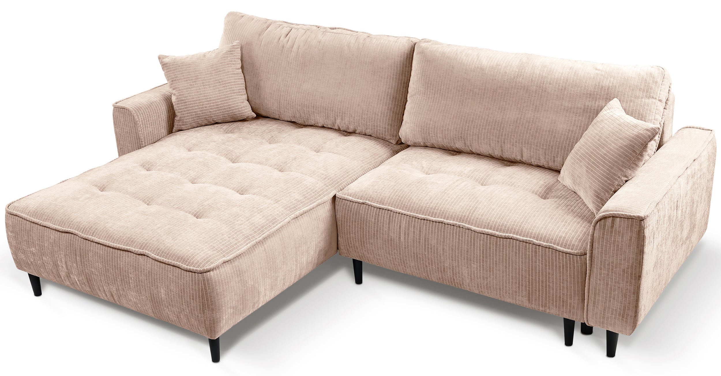 selsey-blues-ecksofa-mit-schlaffunktion-l-form-links-beiger-cord-mit-stauraum image 3