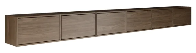 selsey-framme-h-ngender-tv-schrank-300-cm-mit-6-klappen-wisconsin-nussbaum image 1