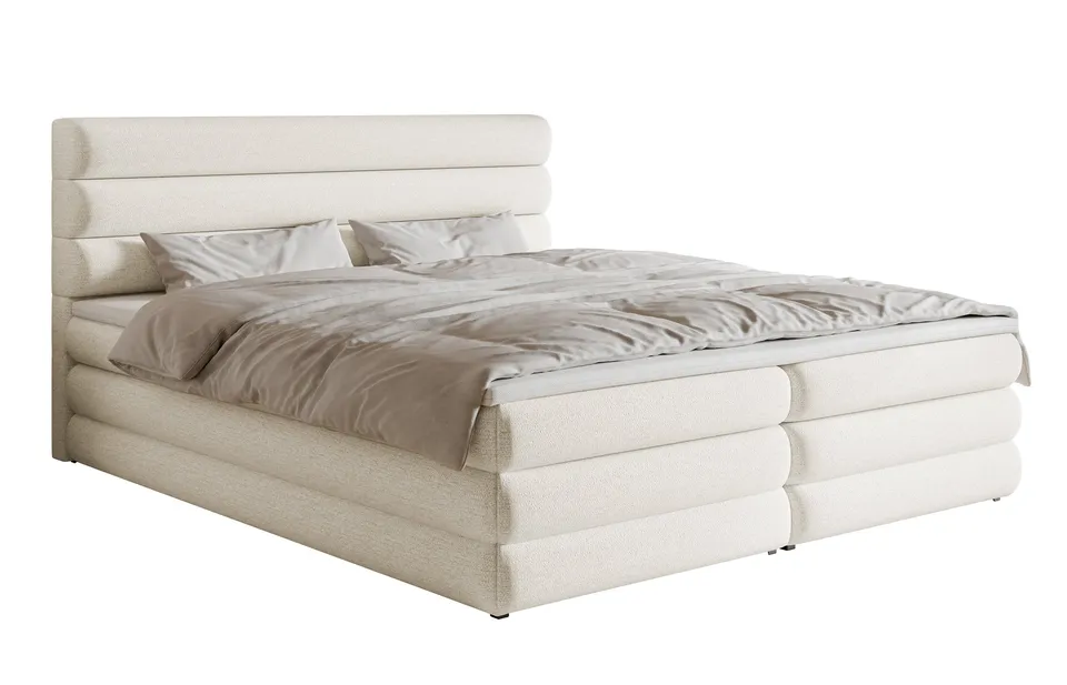 selsey-kontinentales-bett-alegre-140x200-cm-mit-topper-und-2-boxen-hellbeige-che image 1