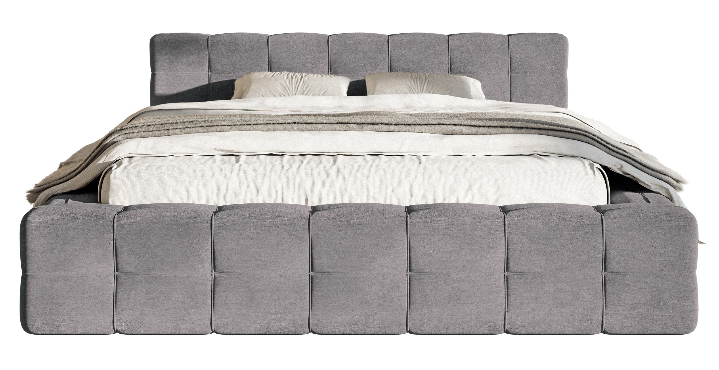 selsey-puffly-gepolstertes-bett-160x200-cm-mit-stauraum-grauer-samt-metallrahmen image 4