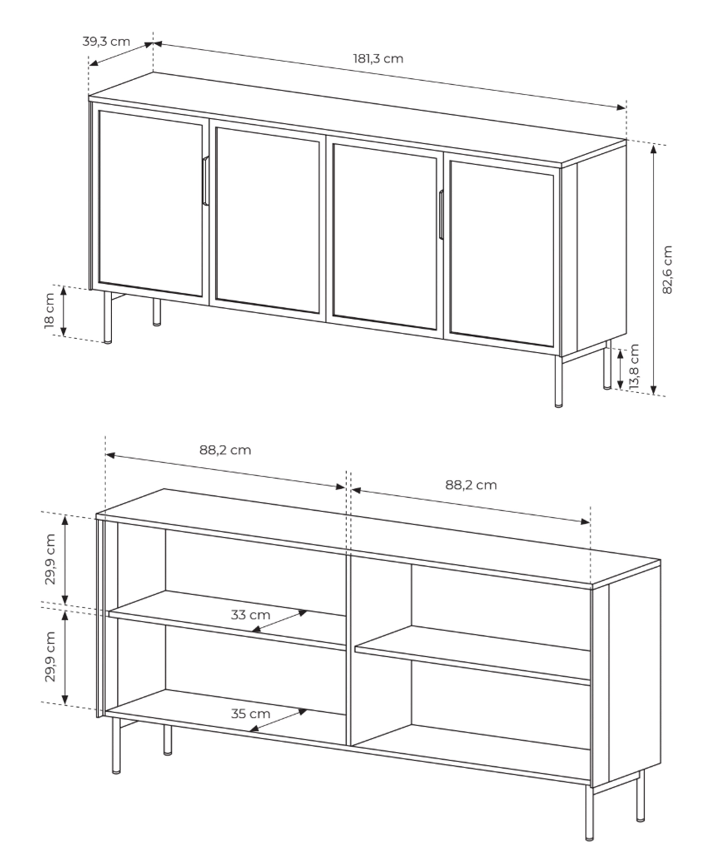 selsey-lumi-4-t-rige-glaskommode-181-cm-eiche-dunin-mit-led-beleuchtung image 5