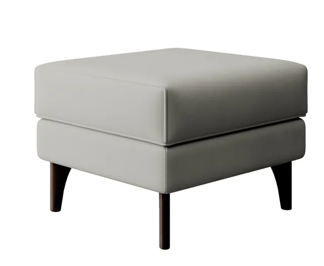 selsey-calmino-fu-hocker-ohrensessel-hocker-grau-wasserabweisender-samt-wenge-f- image 1