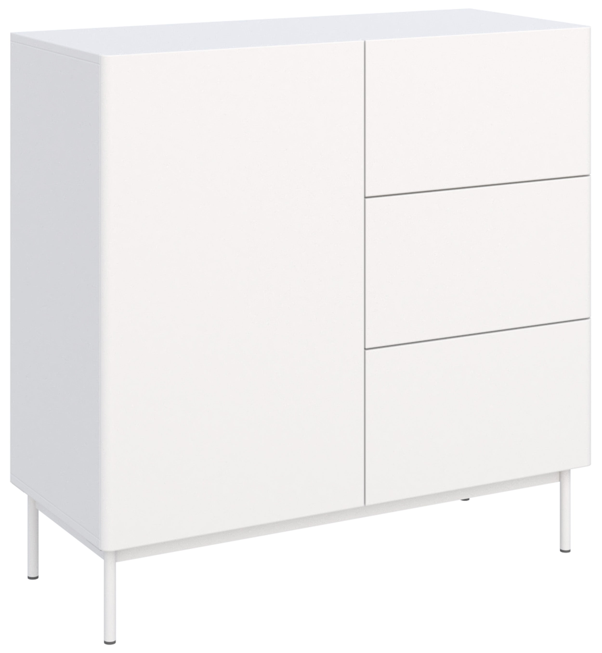 selsey-olio-kommode-100-cm-wei-1-t-rig-mit-3-schubladen image 2