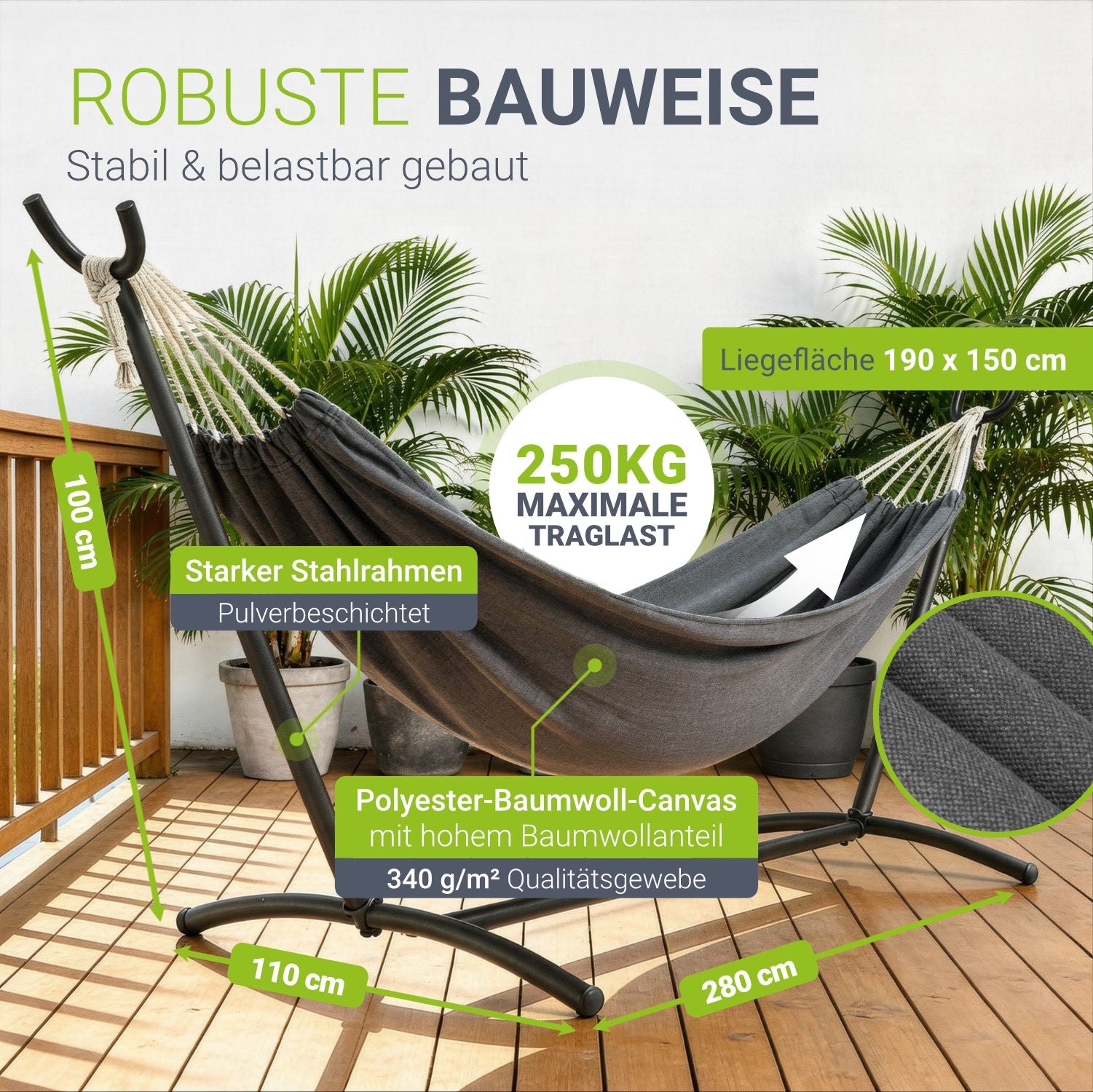 juskys-h-ngematte-paya-mit-gestell-outdoor-indoor-h-ngematte image 2