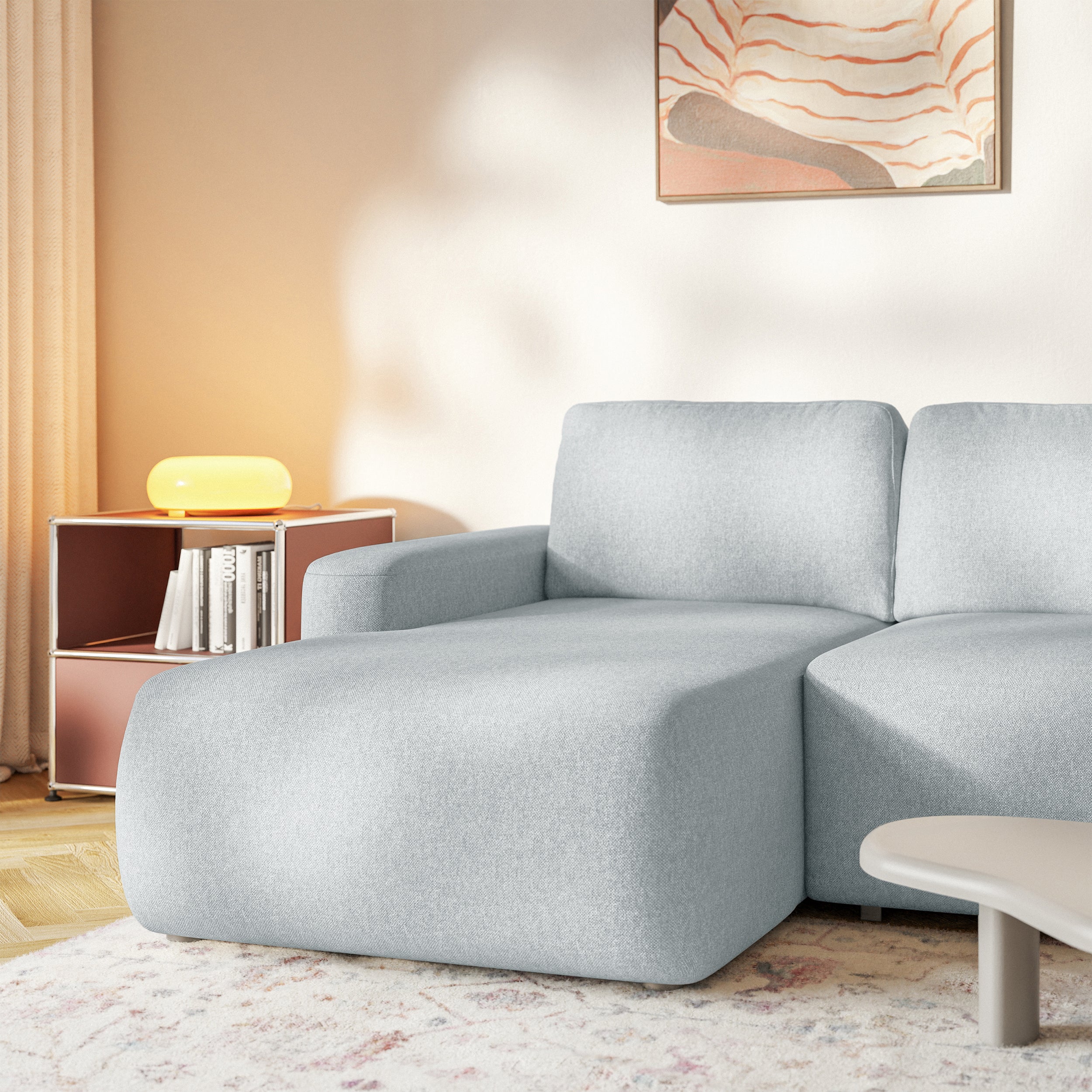 selsey-carnos-mini-ecksofa-linksseitig-l-form-mit-schlaffunktion-grau-chenille image 6
