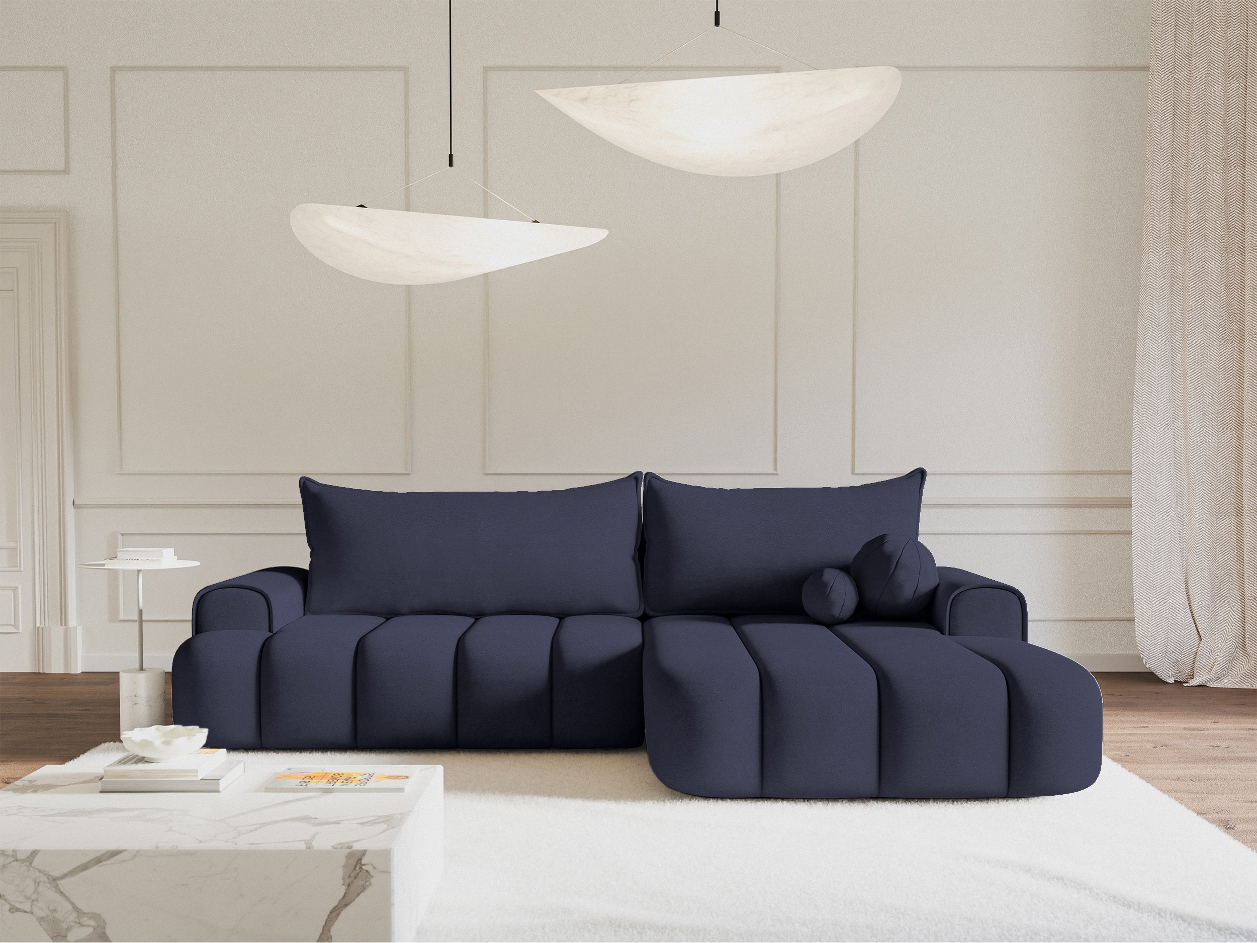 selsey-dandelino-ecksofa-mit-schlaffunktion-l-f-rmig-rechts-marineblauer-samt image 2