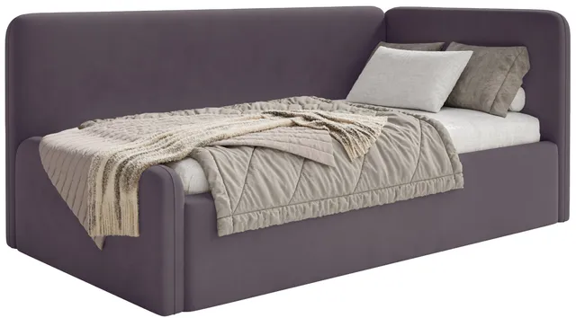 selsey-fanklo-jugendbett-90x200-cm-rechts-mit-matratze-und-stauraum-violetter-sa image 1