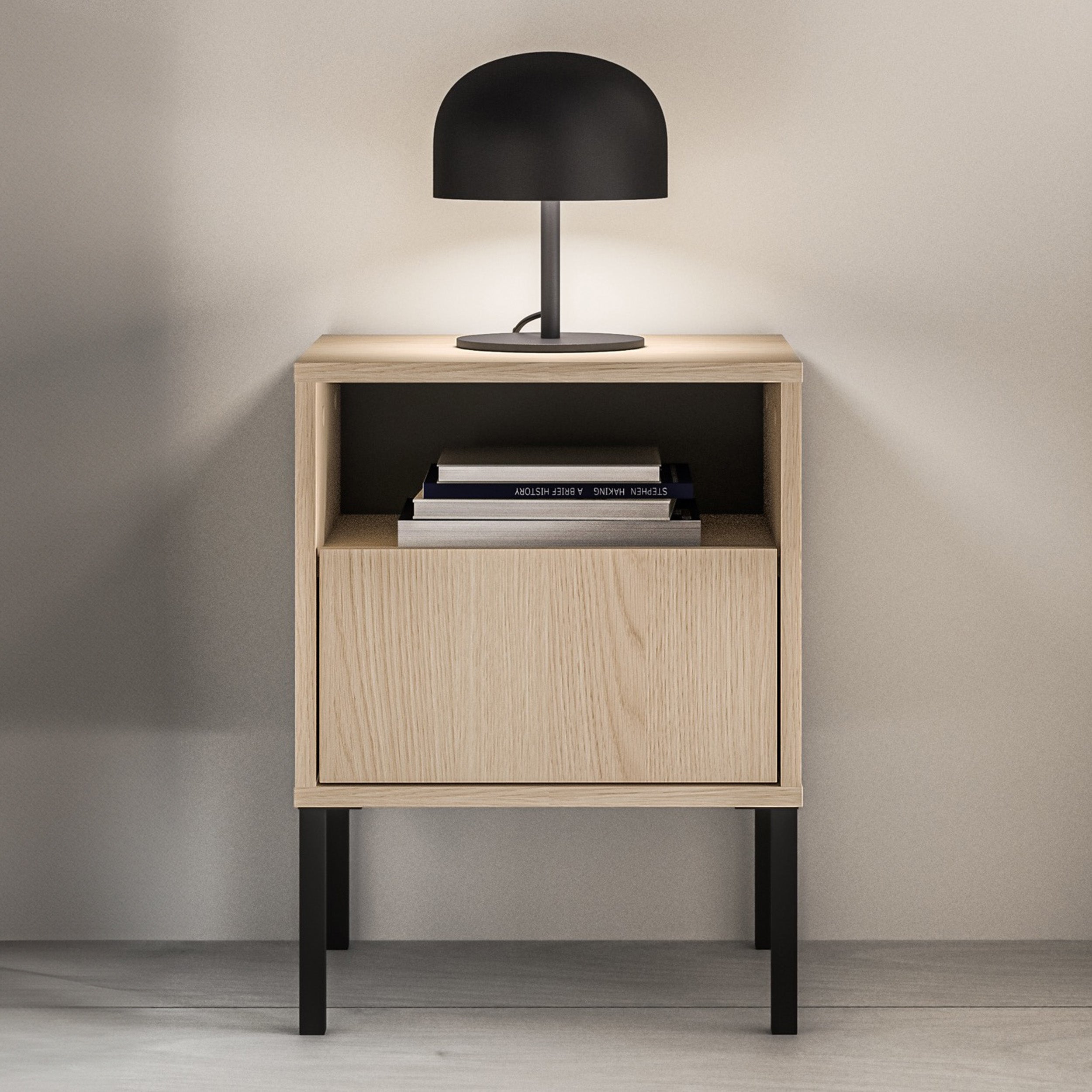 selsey-barnee-nachttisch-40-cm-lindberg-eiche-mit-nische-und-schublade image 2