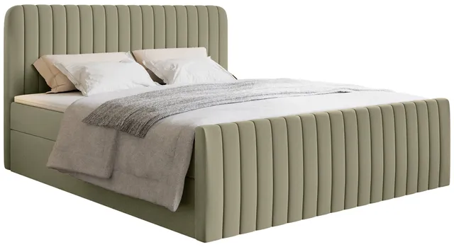 selsey-saliano-kontinentalbett-160x200-cm-mit-stauraum-und-topper-olivgr-ner-che image 1