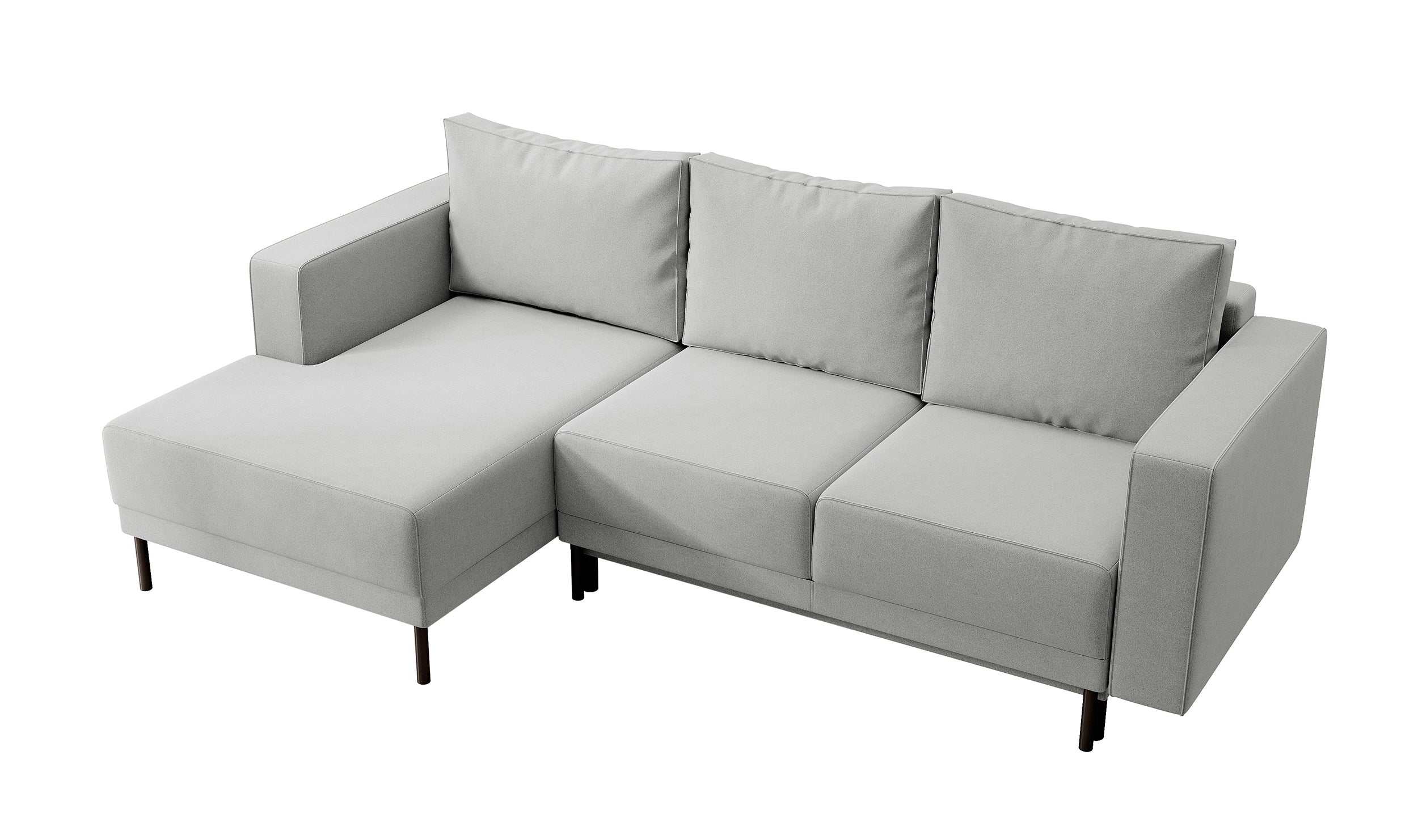 selsey-rodario-mini-ecksofa-links-l-f-rmig-grau-samt-mit-schlaffunktion image 4