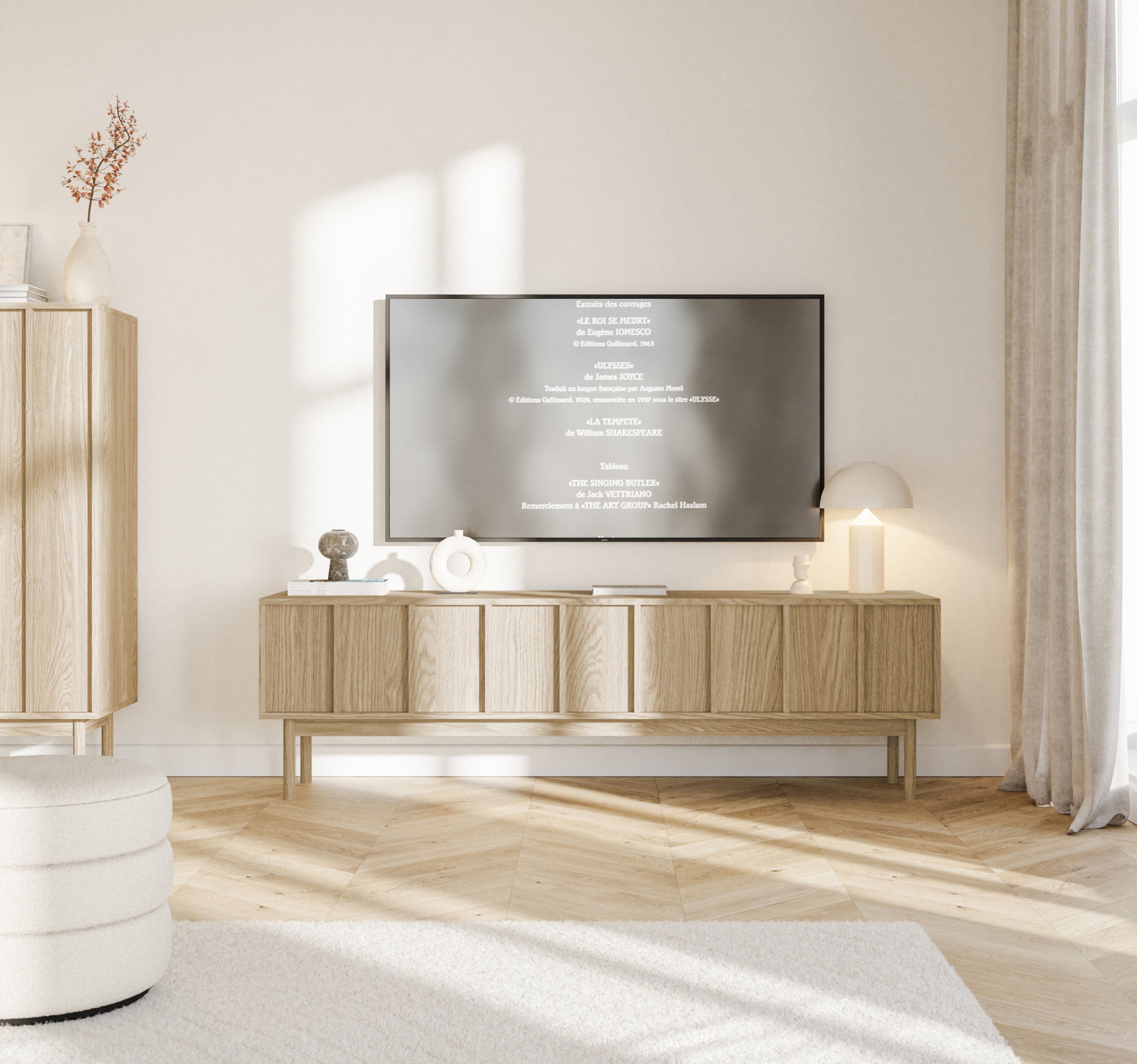 selsey-neksto-tv-schrank-170-cm-ge-lte-eiche-mit-drei-schubladen image 3