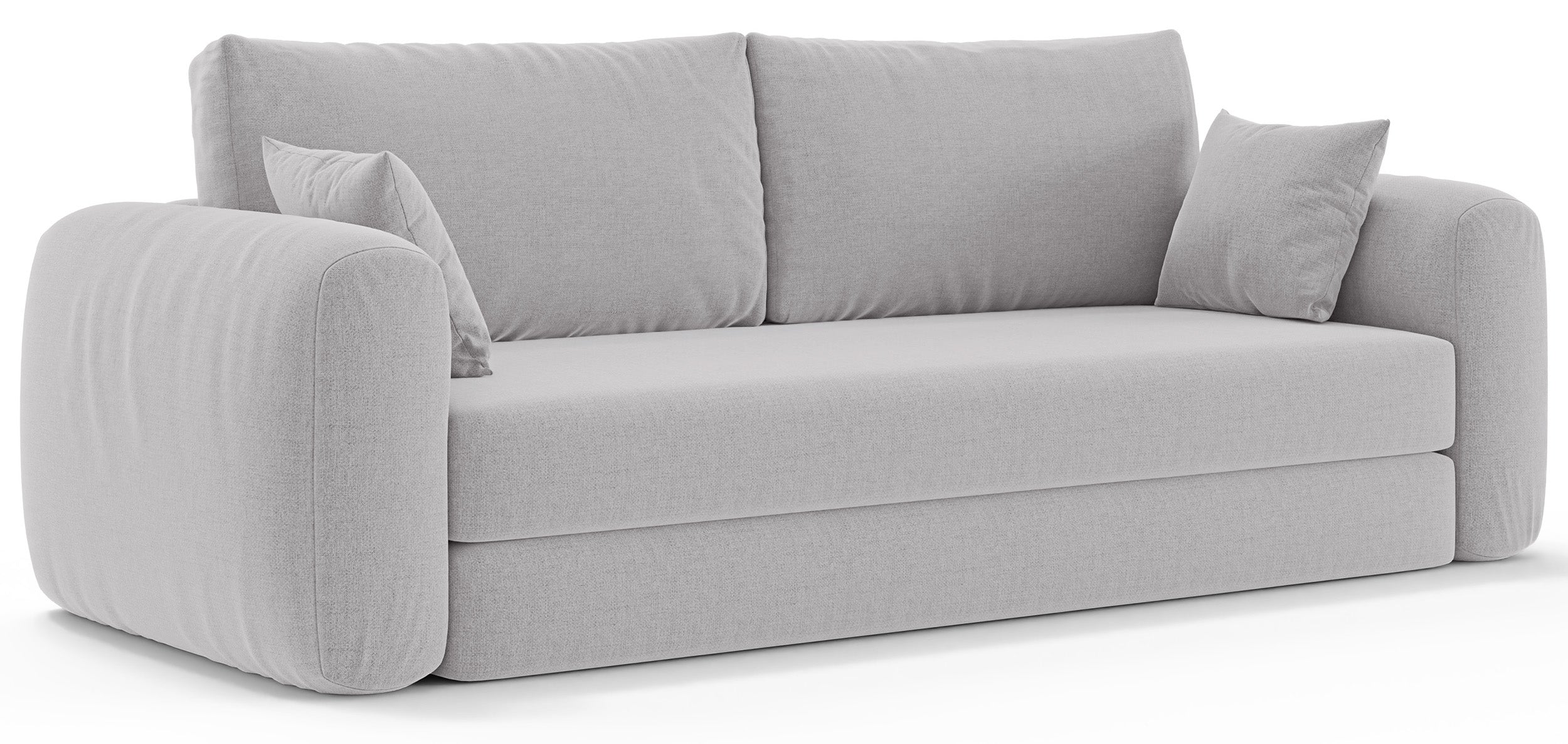 selsey-velera-dreisitziges-ausklappbares-sofa-hellgrau-flechtmuster image 3