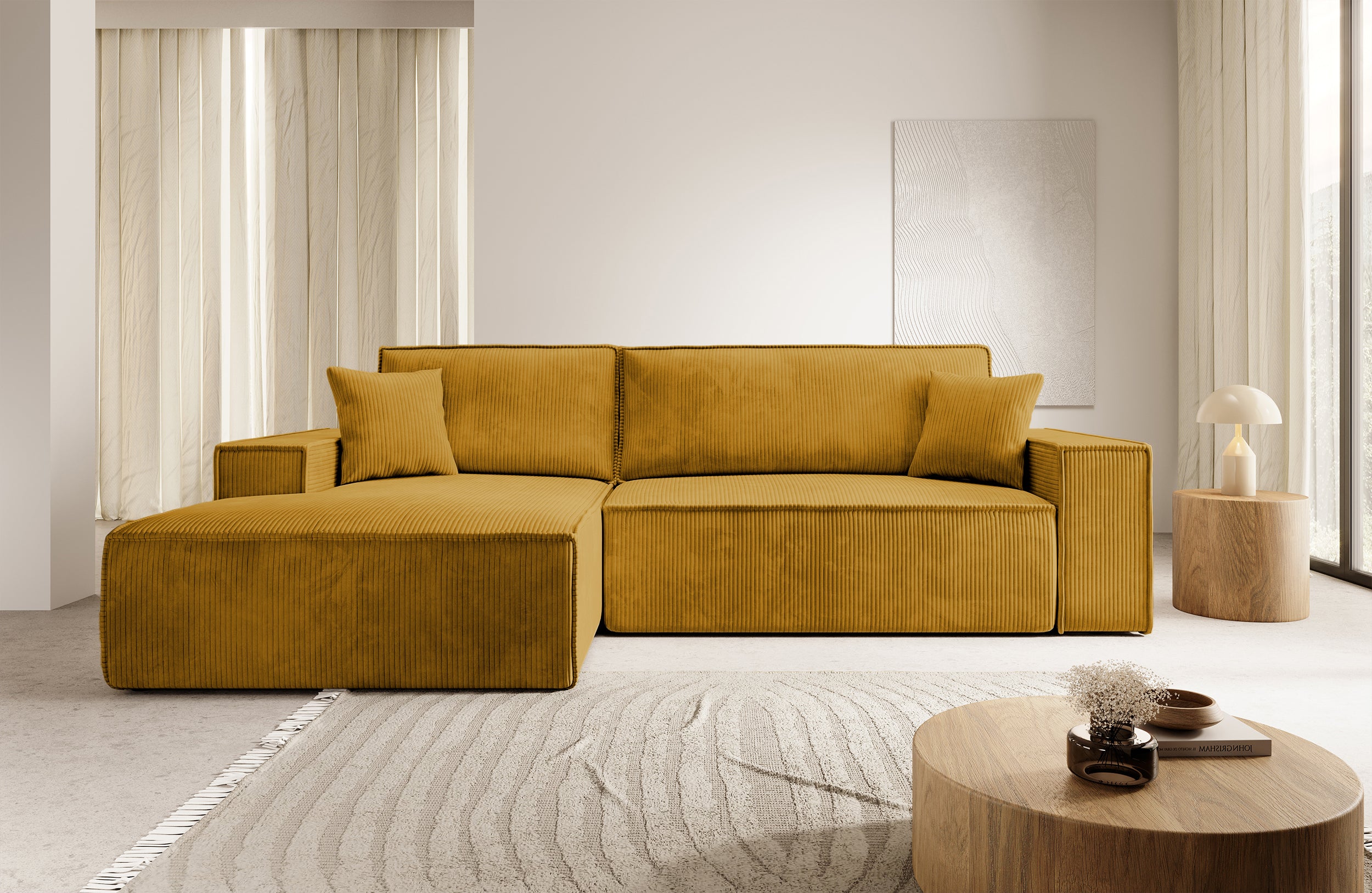 selsey-farese-new-ecksofa-mit-schlaffunktion-l-form-links-mit-stauraum-senfgelb- image 2