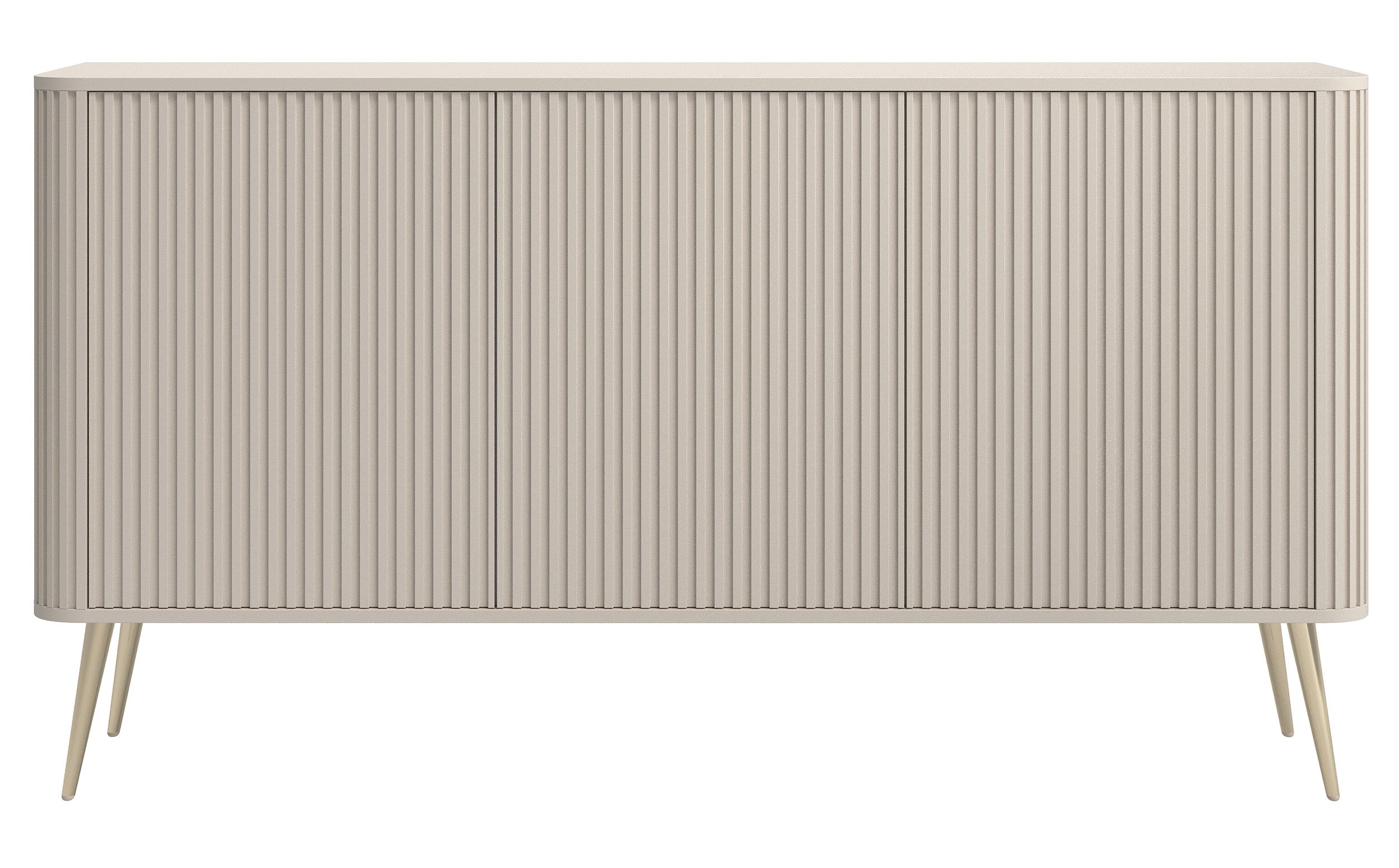 selsey-ovarlo-kommode-dreit-rig-163-cm-sandbeige-mit-fr-sungen-goldene-beine image 1