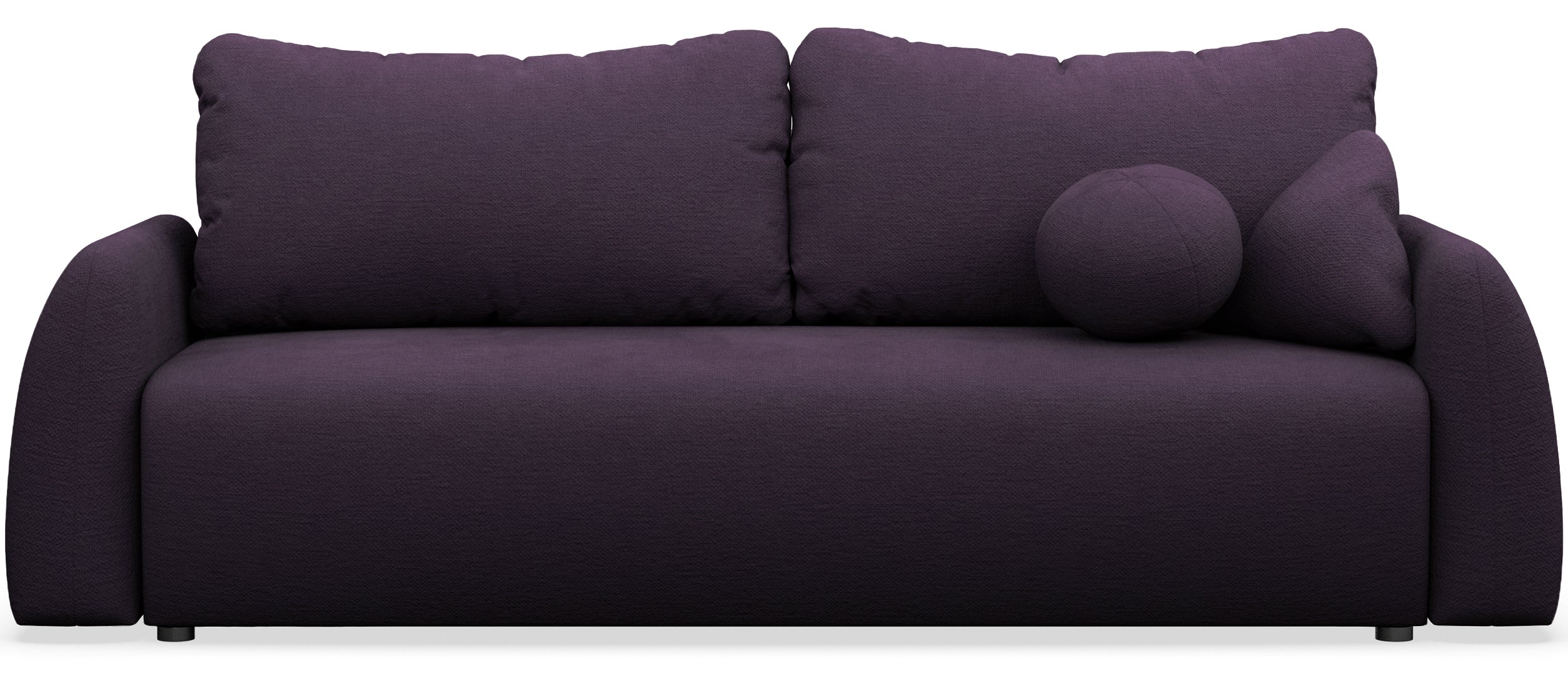 selsey-nubelle-3-sitzer-schlafsofa-ausklappbar-violett-chenille-wasserabweisend image 1