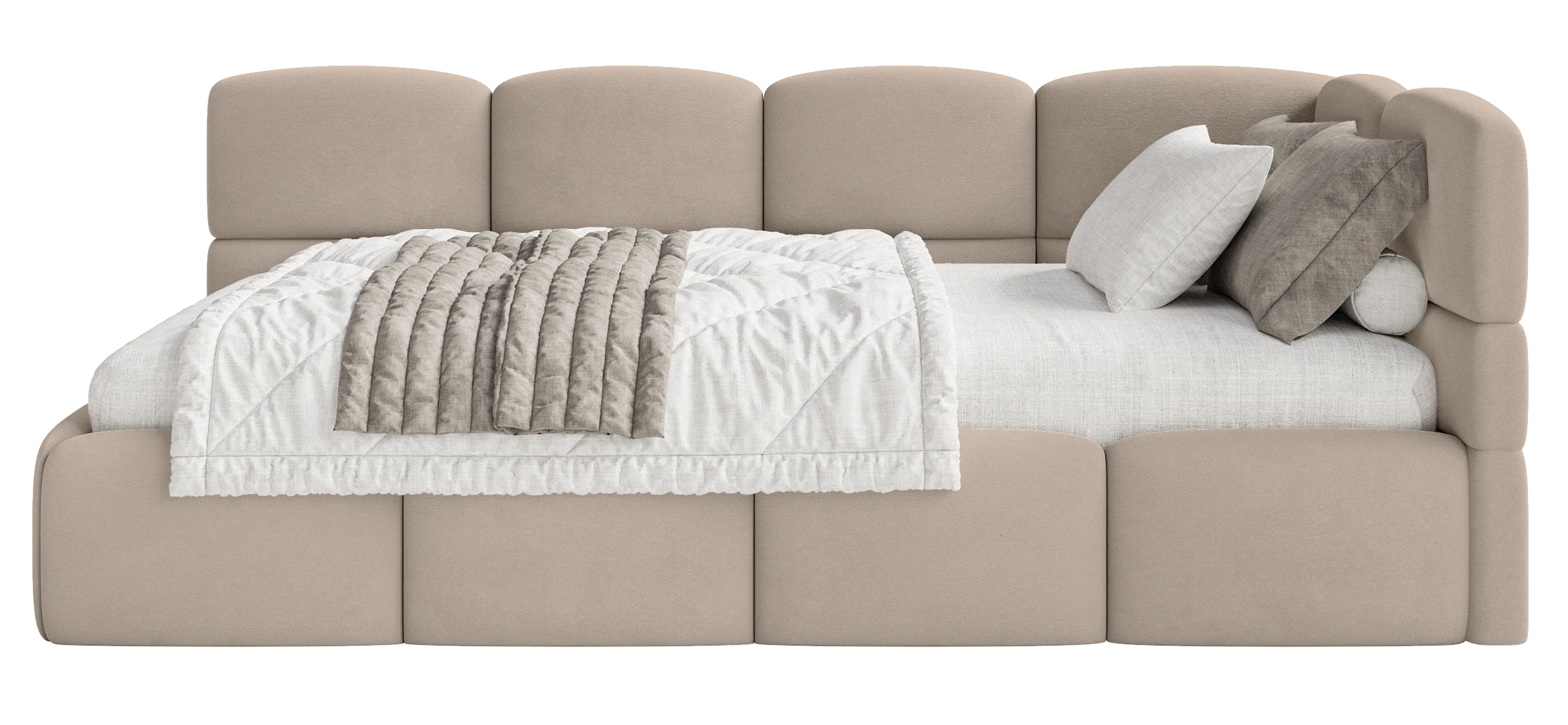 selsey-cloudy-jugendbett-120x200-cm-rechtsseitig-mit-matratze-und-stauraum-beige image 5