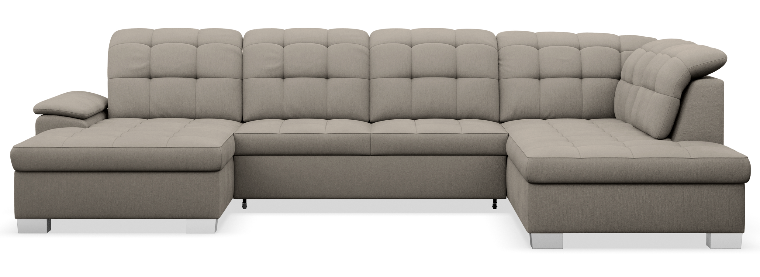 selsey-jamaal-ecksofa-u-f-rmig-links-mit-schlaffunktion-und-stauraum-grau-beige image 1