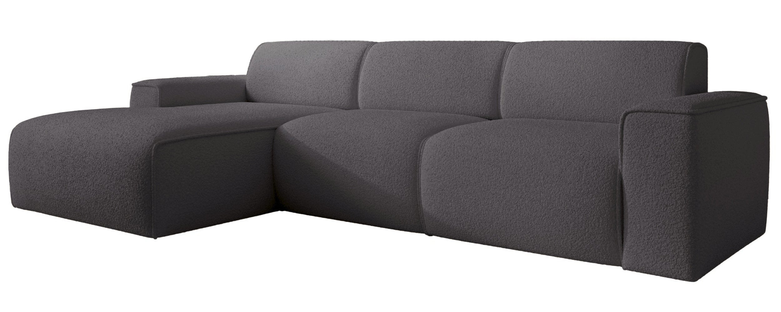 selsey-bouvi-ecksofa-l-f-rmig-links-dunkelgrauer-boucl image 4